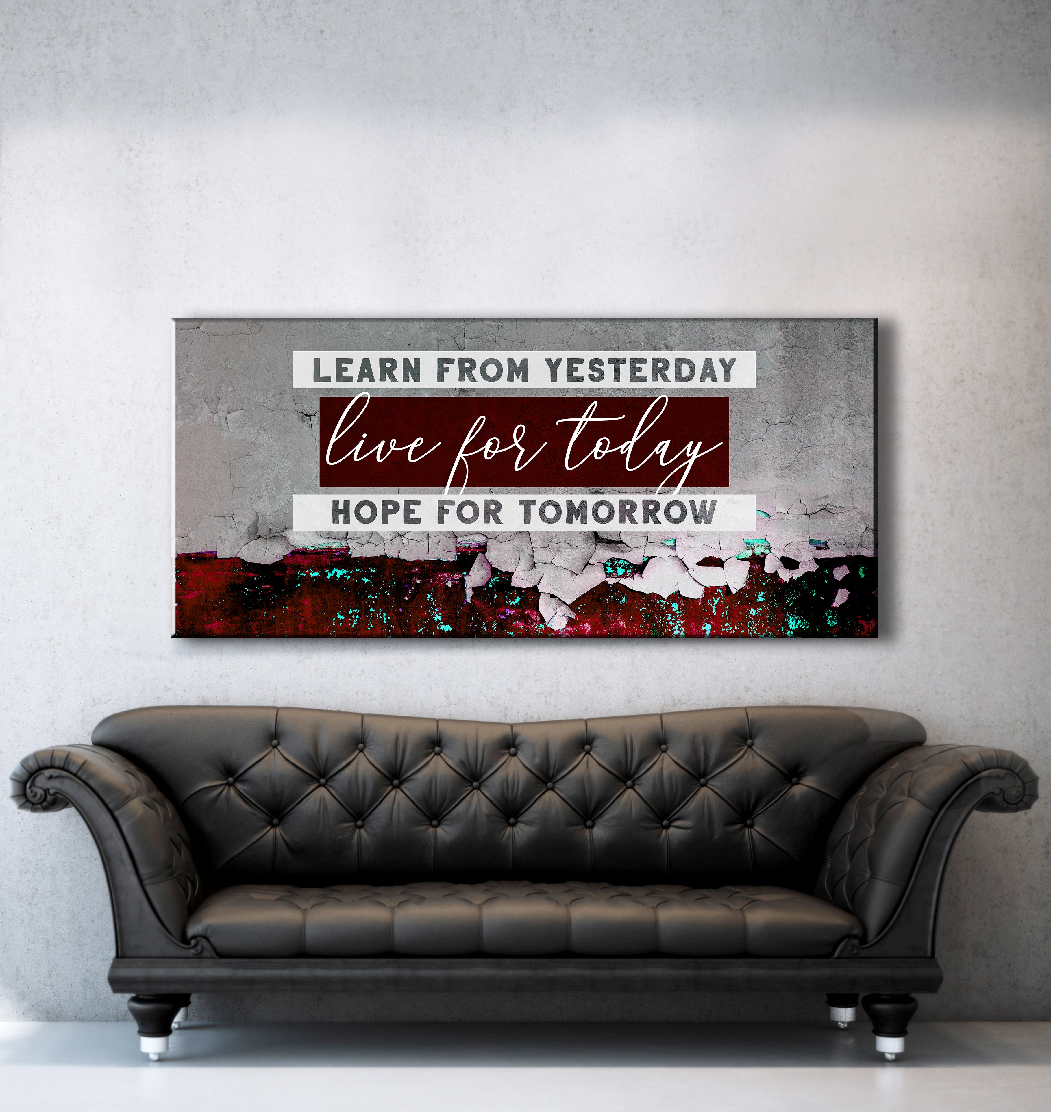 Ready-to-Hang Inspire Wall Art: Learn from the Past (Wood Frame)