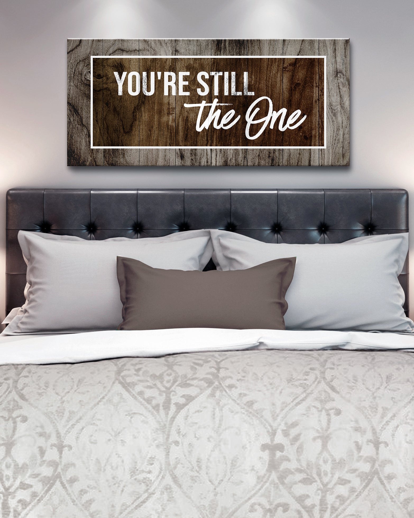 Hot! You're Still The One V2 Couples Wall Art with Wood Frame (Ready To Hang)