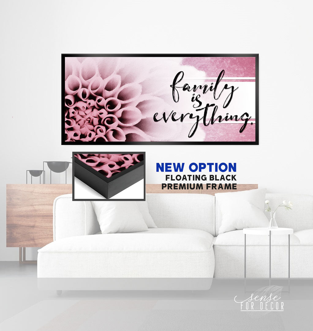High - Quality Family Wall Art V12: Wood Frame, Ready - to - Hang
