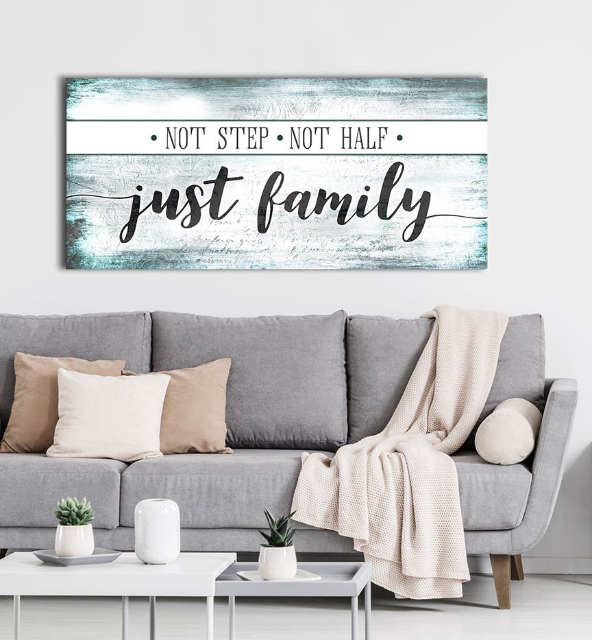 High - Quality Family Wall Art with Wood Frame, Ready to Hang: Family First