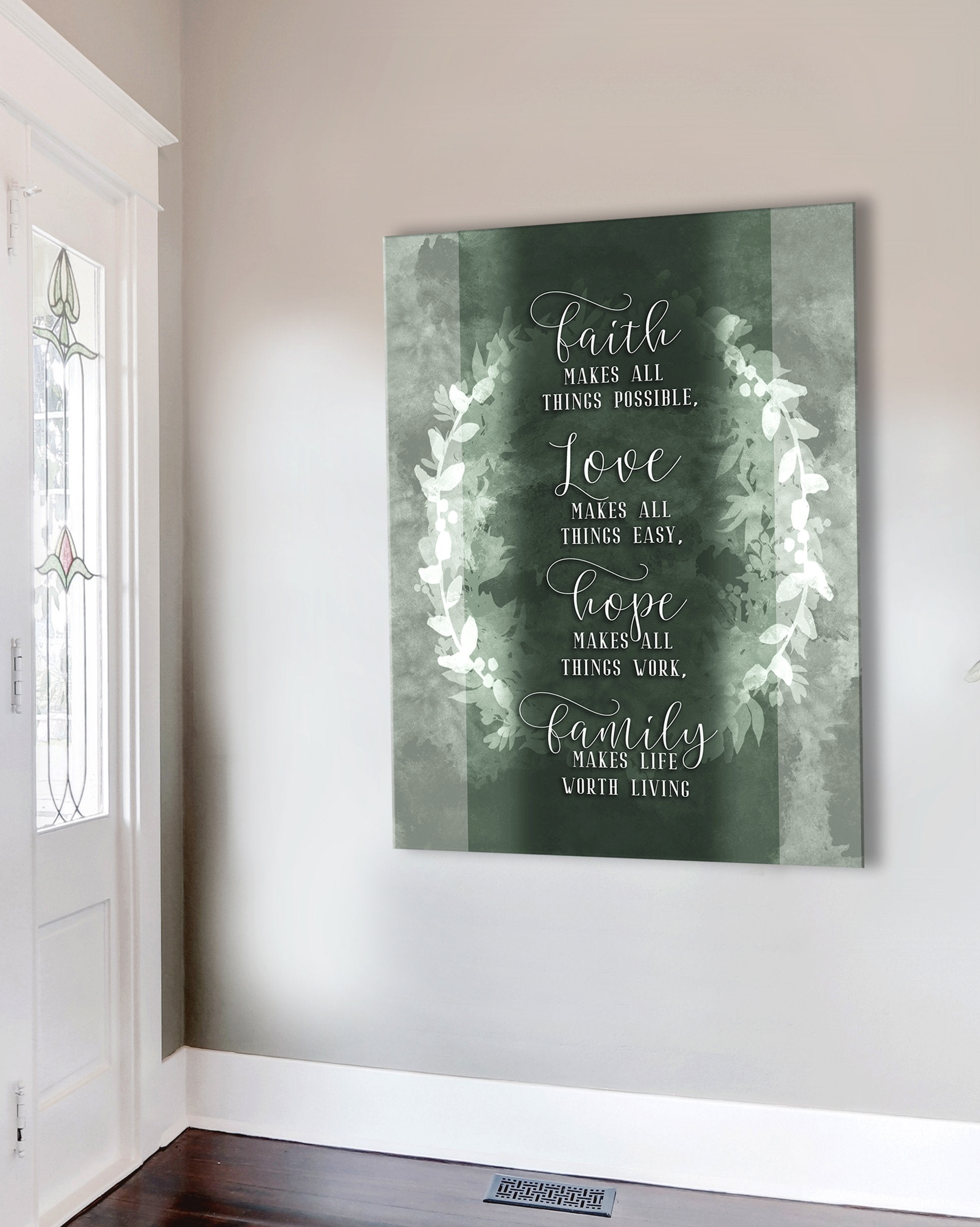 Faith Wall Art: Ready-To-Hang Wood Frame - Buy 2 Save 20%