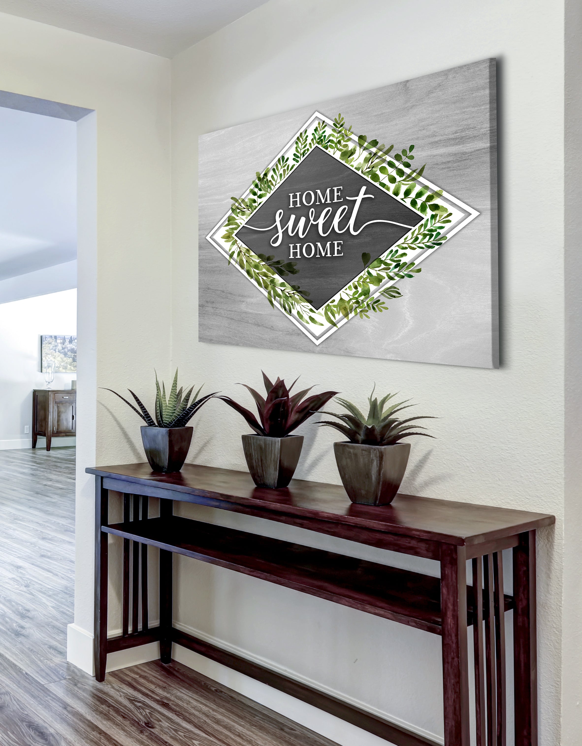 Hot Deal! Ready-to-Hang Wood Frame Home Wall Art - Home Sweet Home V18