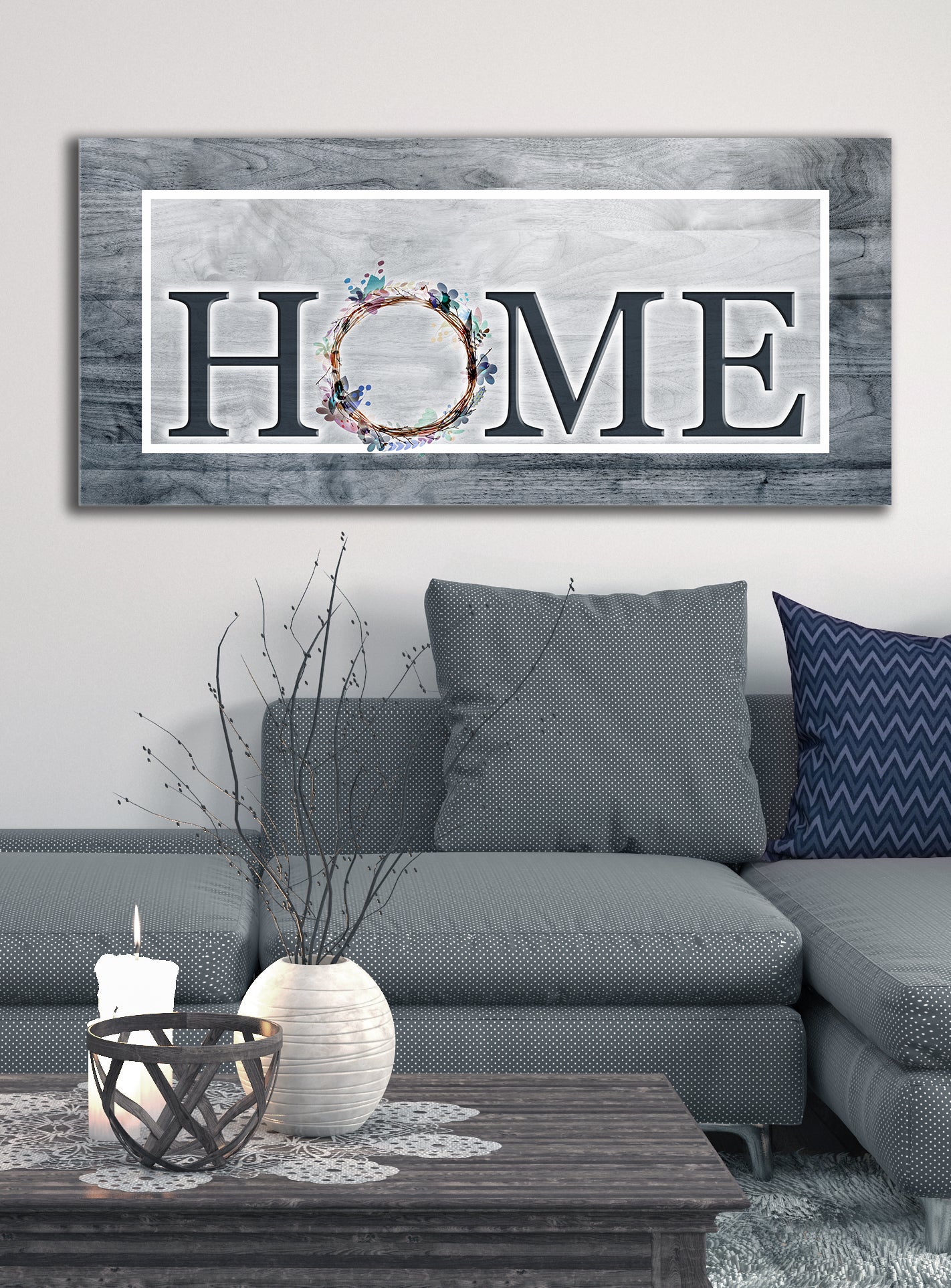 High - quality Spring Wall Art with Wood Frame, Ready to Hang for Your Home