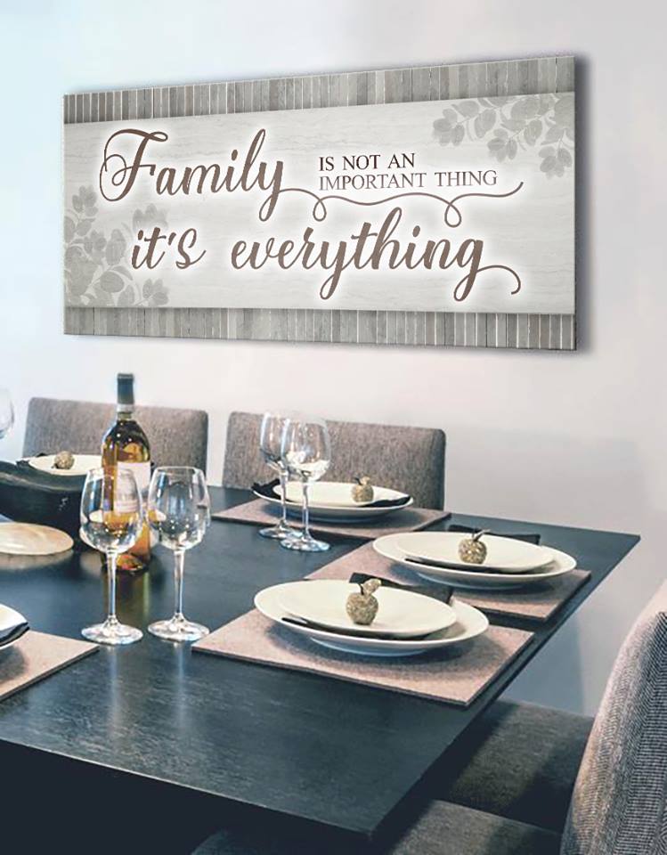 Limited Offer! High - Quality Family Wall Art: 'Family Is Everything' (Wood Frame, Ready To Hang)