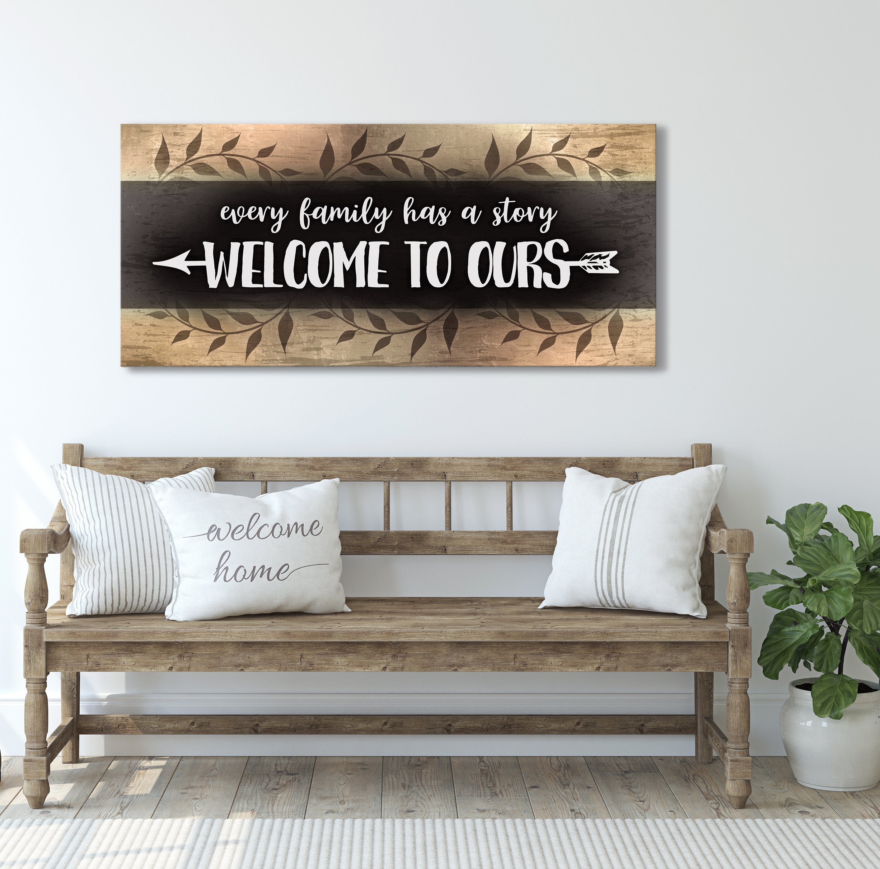 High - Quality Wood - Framed Family Wall Art V3: Ready to Hang, Tell Your Family Story