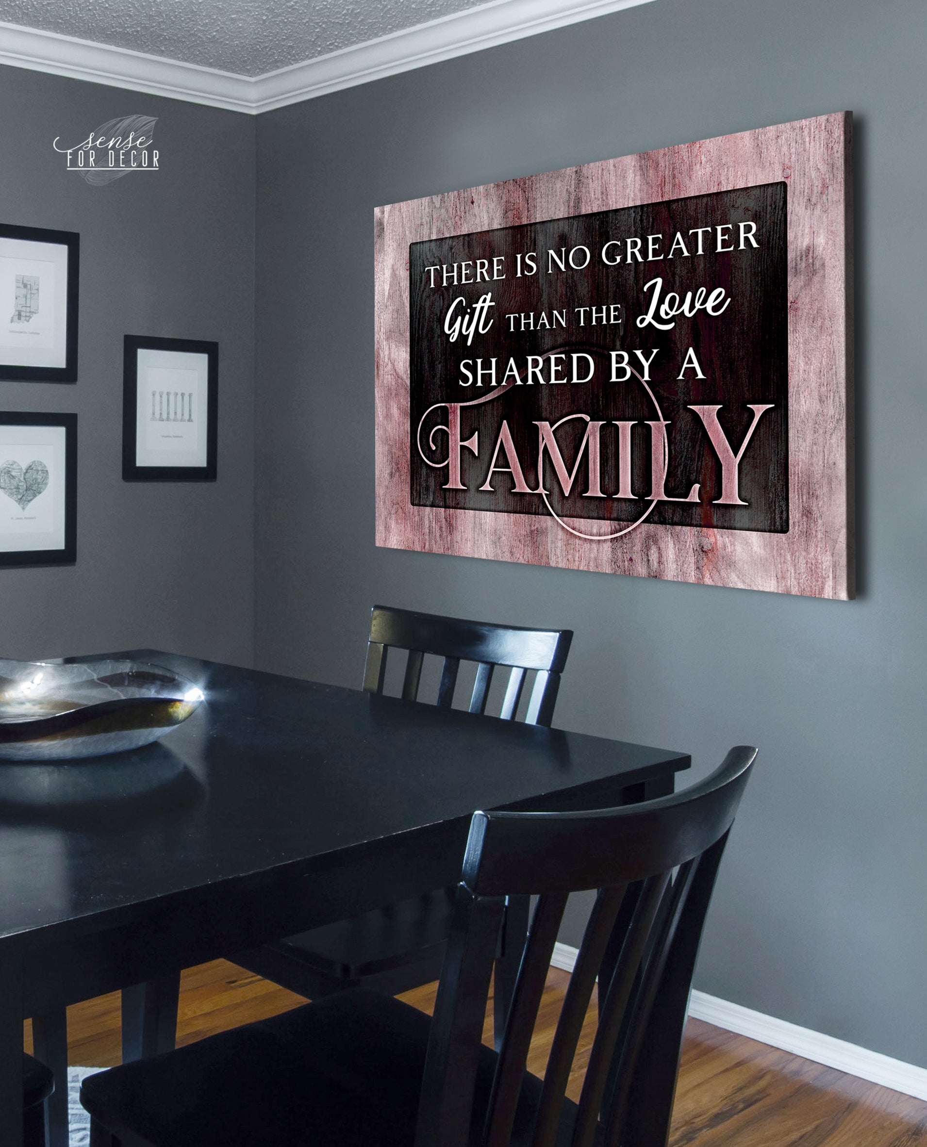 Family Wall Art: The Greatest Gift is Family Love - Buy 2, Save 20%