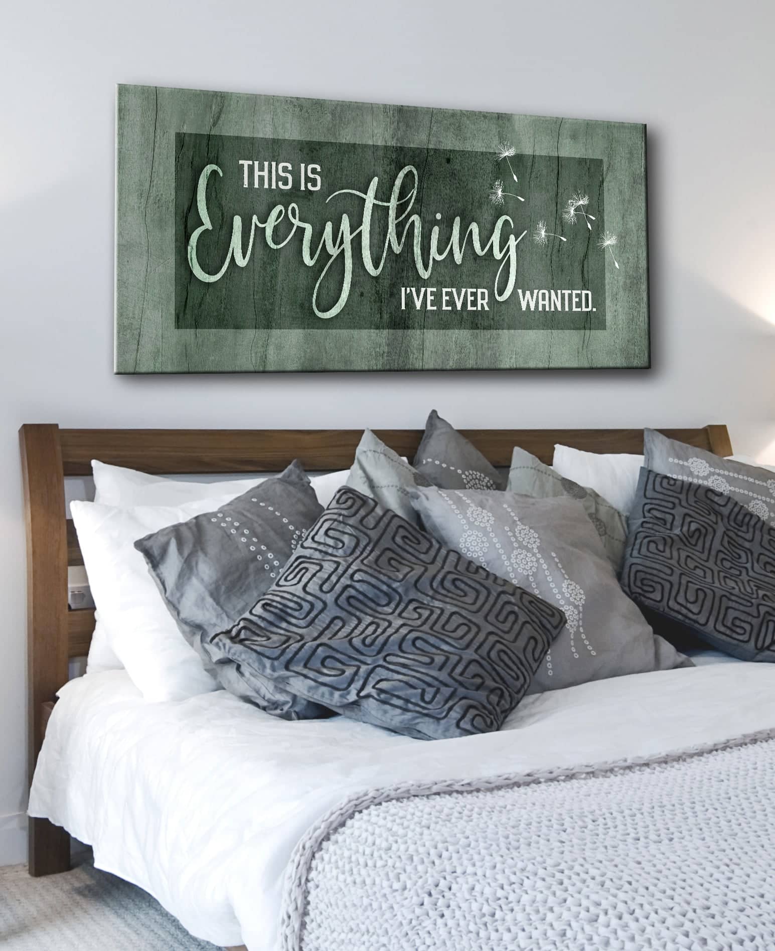 Exclusive Bedroom Wall Art - 'This Is Everything I've Ever Wanted' with Wood Frame, Ready to Hang! Buy 2, Save 20%
