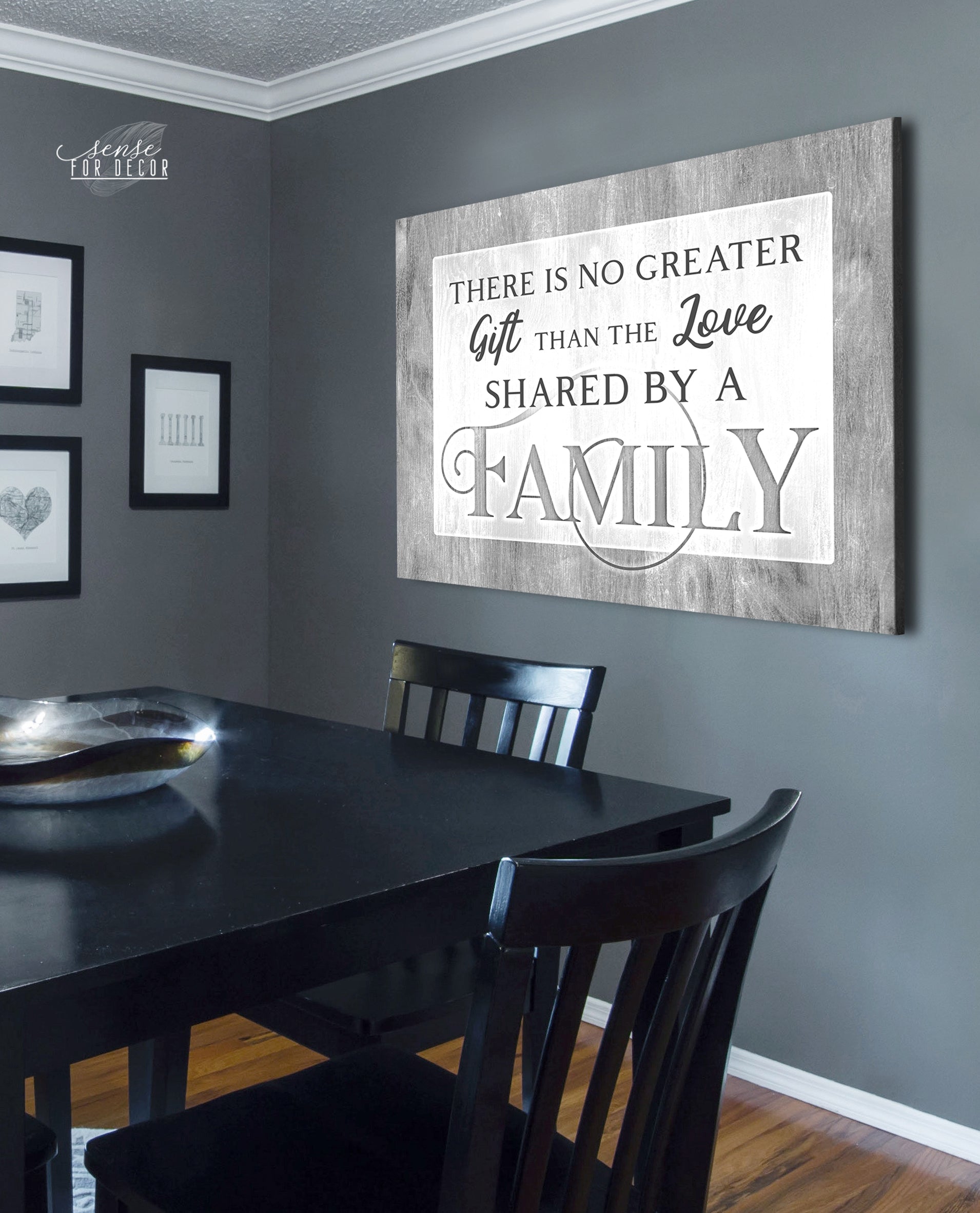Family Wall Art: The Greatest Gift is Family Love - Buy 2, Save 20%