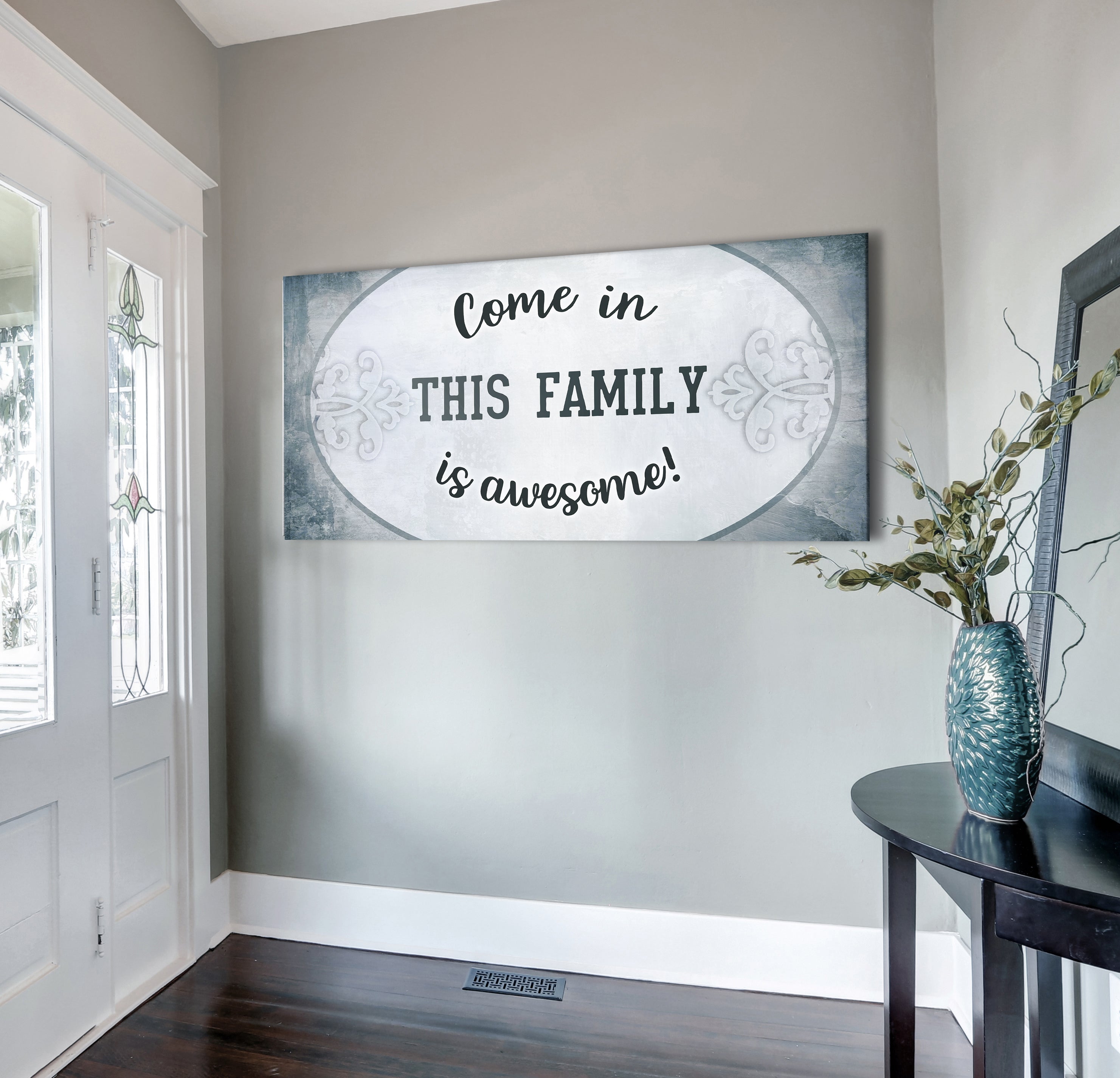Awesome Family Wall Art V2 with Wood Frame (Ready to Hang) - 20% Off on 2+!