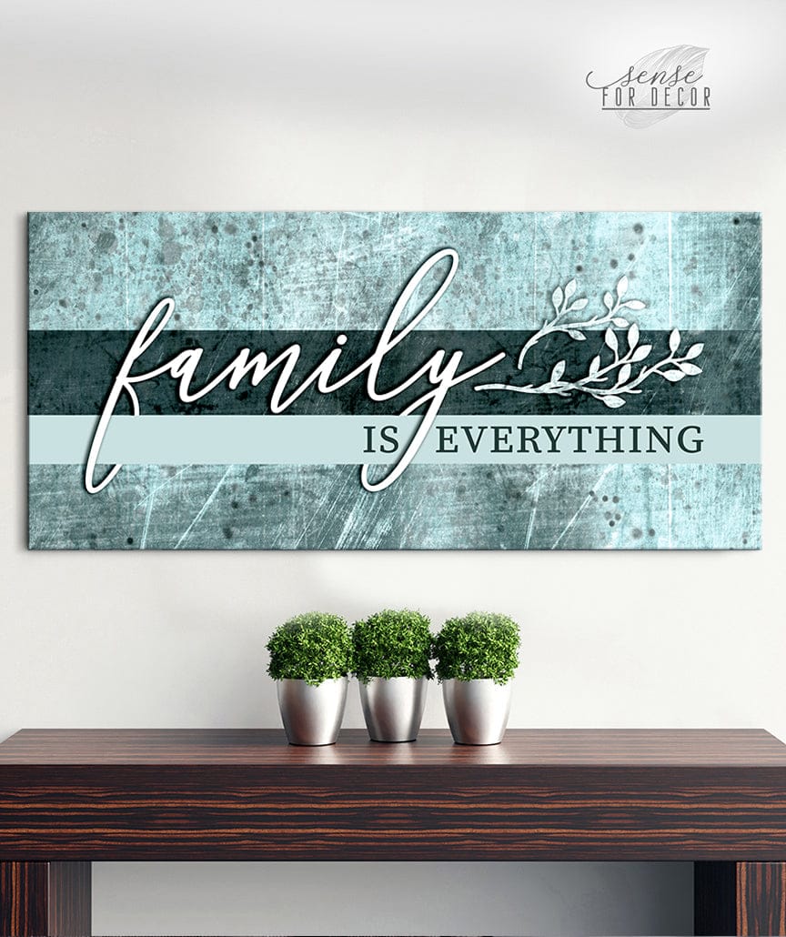 Hot Deal! Family Wall Art - 'Family is Everything' V14 with Wood Frame, Ready To Hang