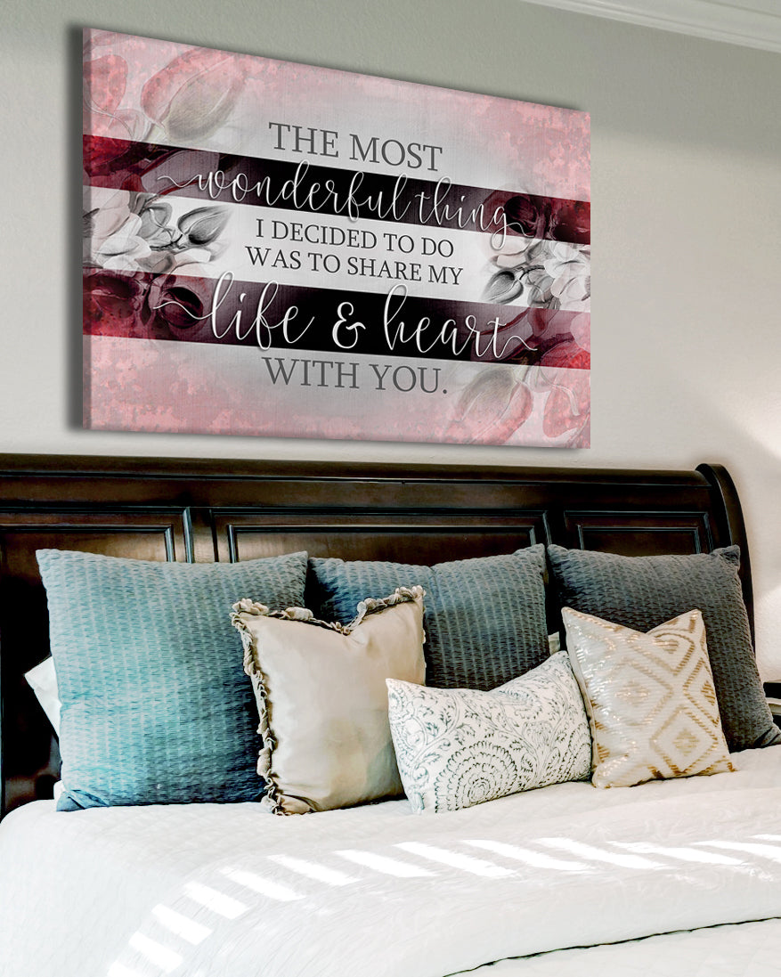 Hot! Couples Wall Art V3 - Wood Frame, Ready To Hang