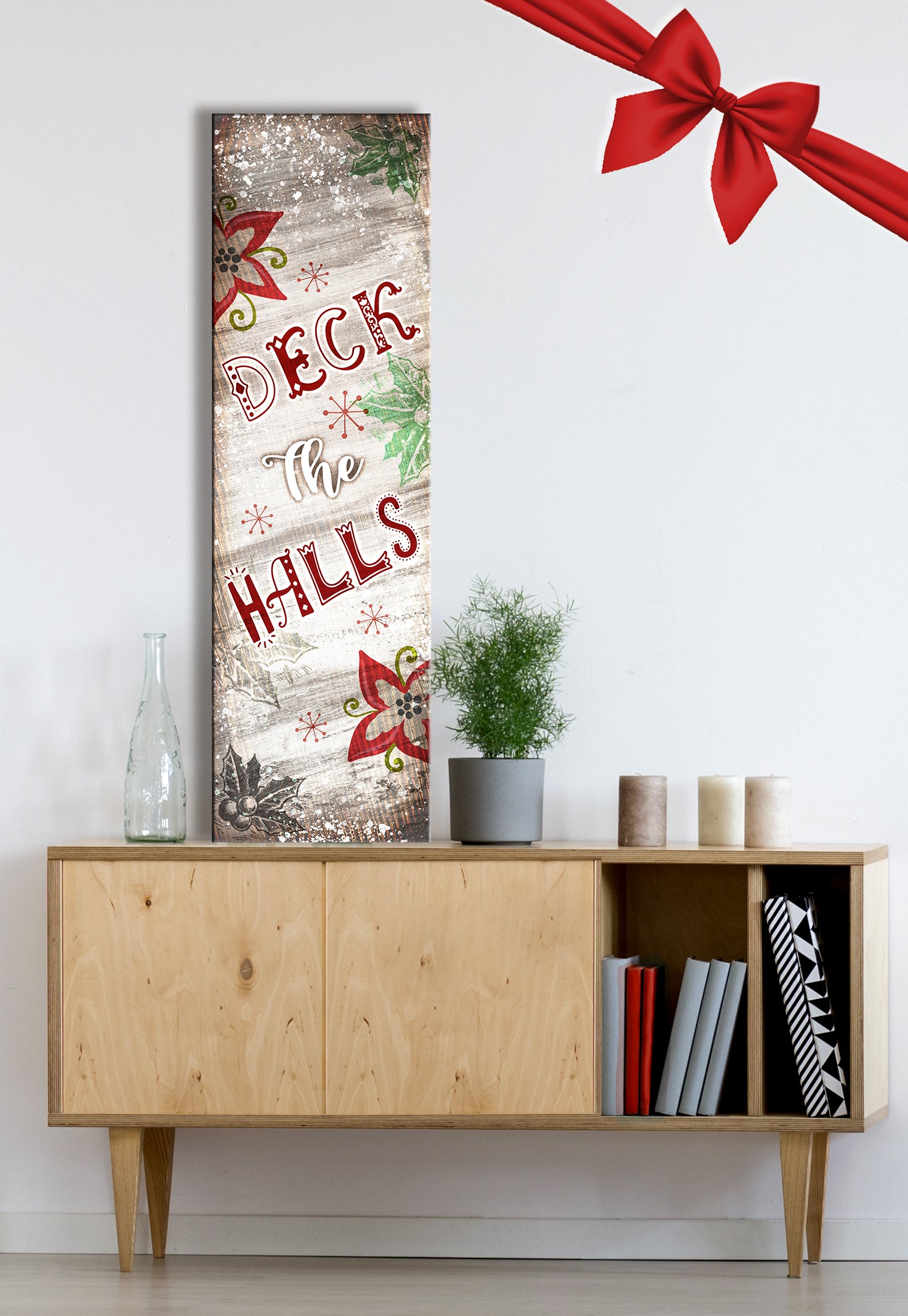 Limited-Time Offer! High-Quality Wood Frame Holiday Decor Wall Art Ready to Hang