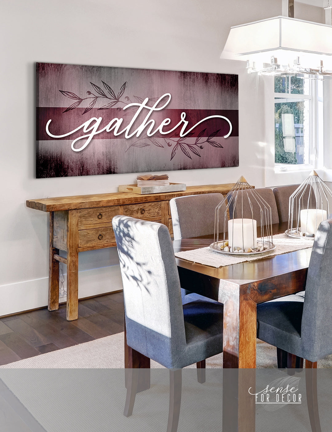 Hot Deal! Christian Wall Art Gather V10 with Wood Frame, Ready to Hang