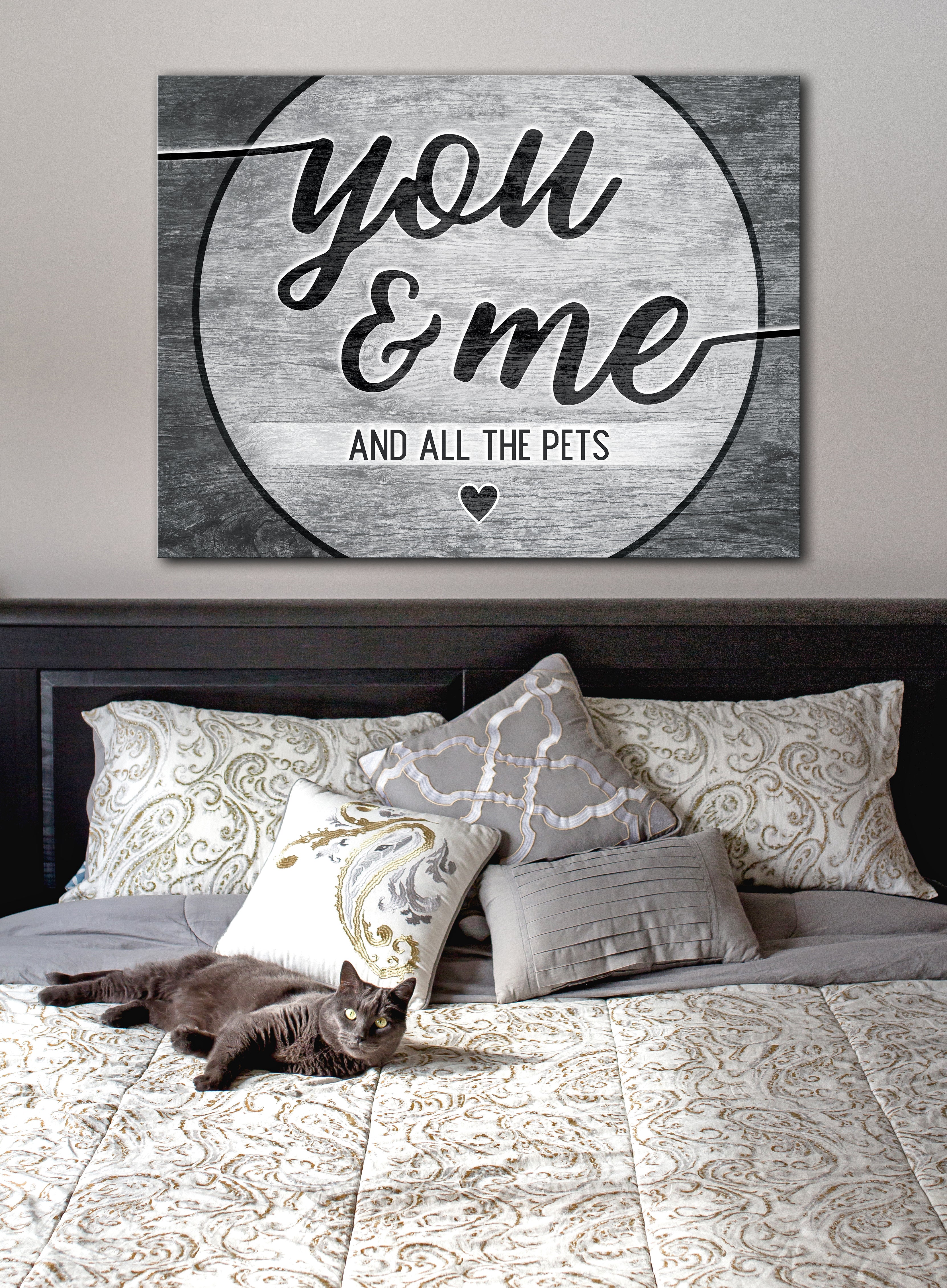 Pet Wall Art: You, Me & All Pets (Wood Frame, Ready to Hang) - Buy 2 Save 20%