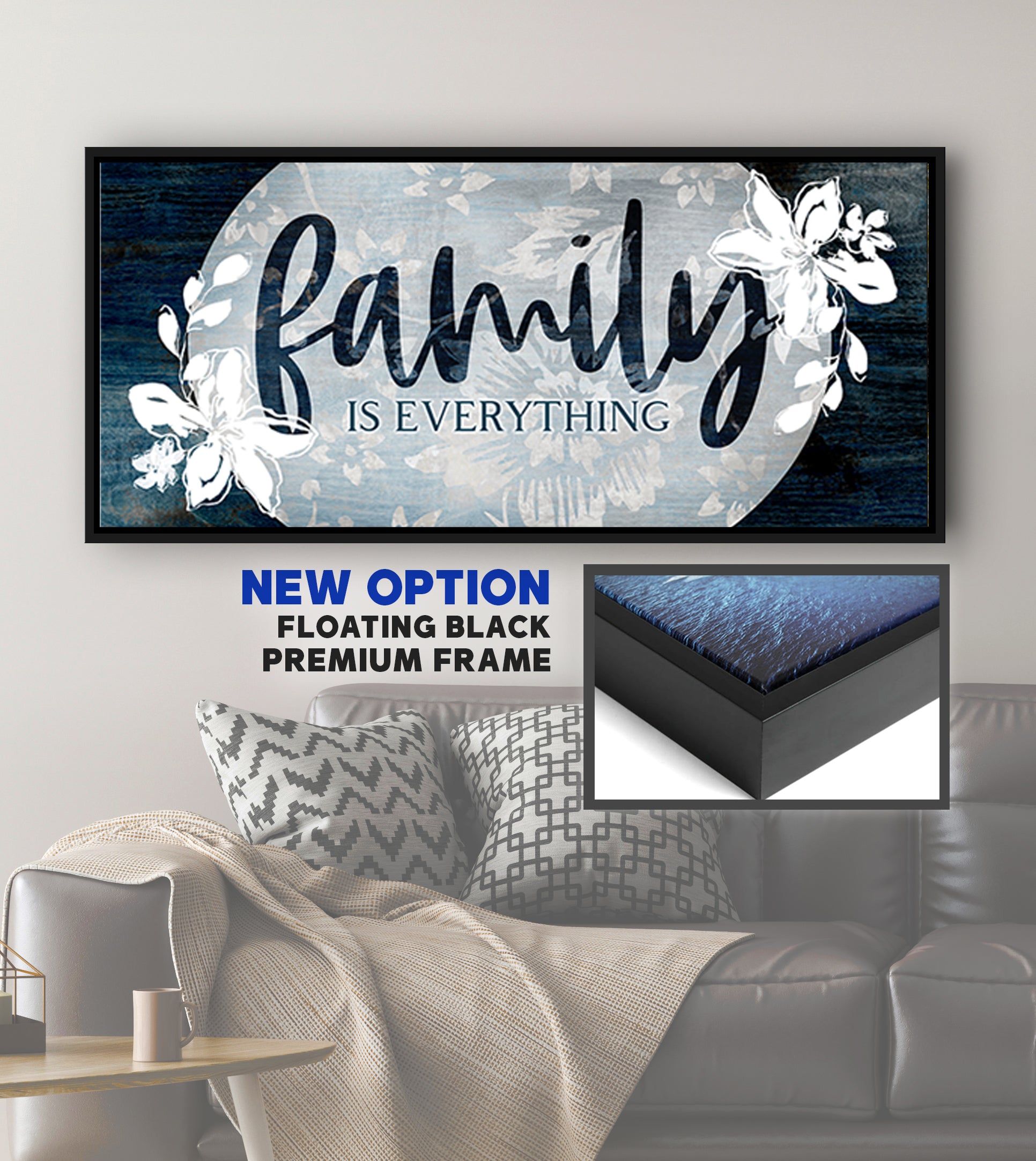 Family Wall Art V8: Wood Frame, Ready To Hang - Buy 2, Save 20%