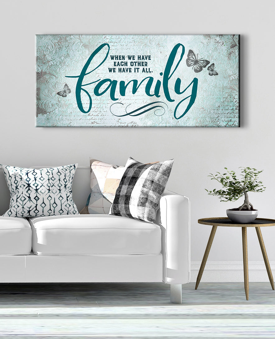 Family Wall Art V2: Wood Frame, Ready To Hang - Buy 2, Save 20%
