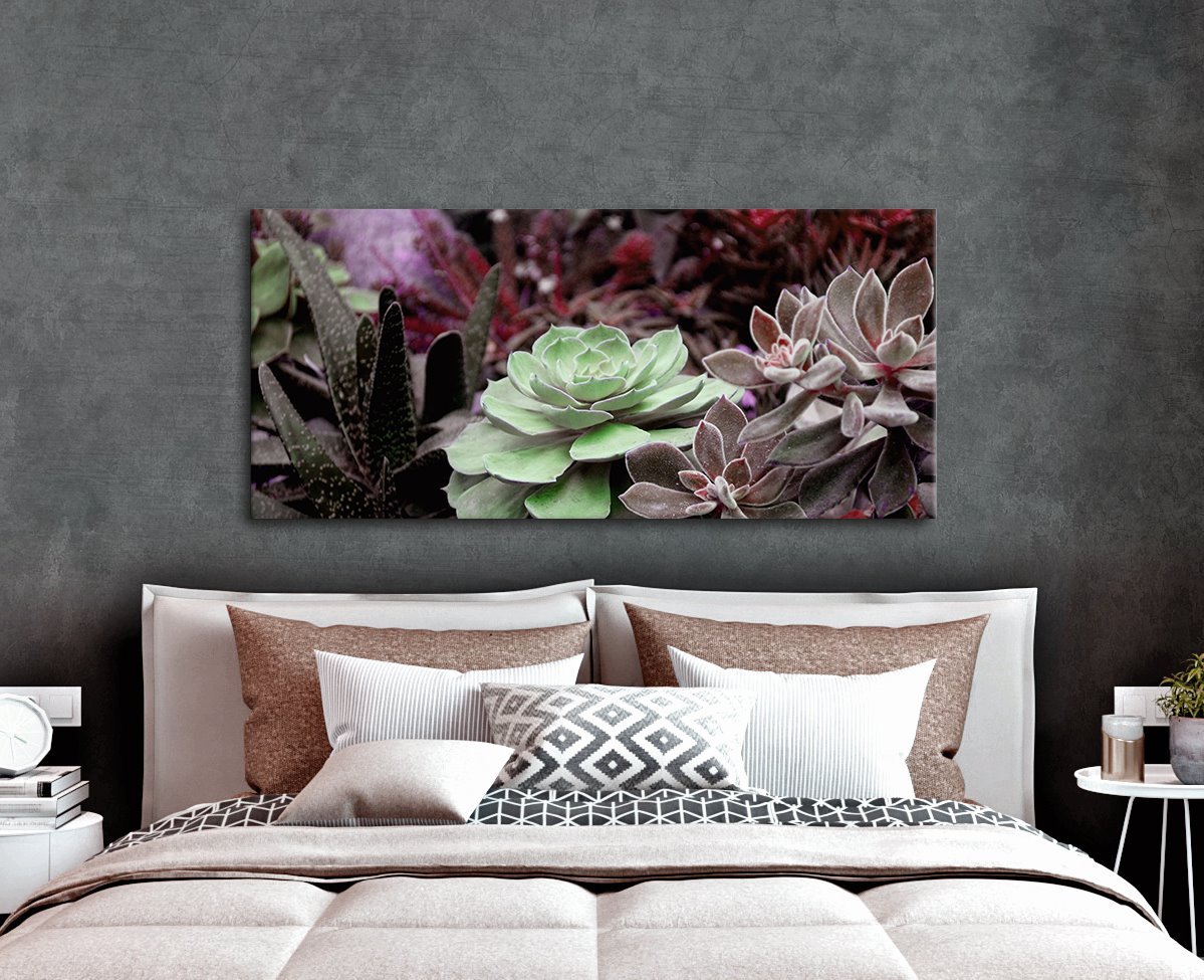High - quality Wild Plant Wall Art with Wood Frame, Ready to Hang