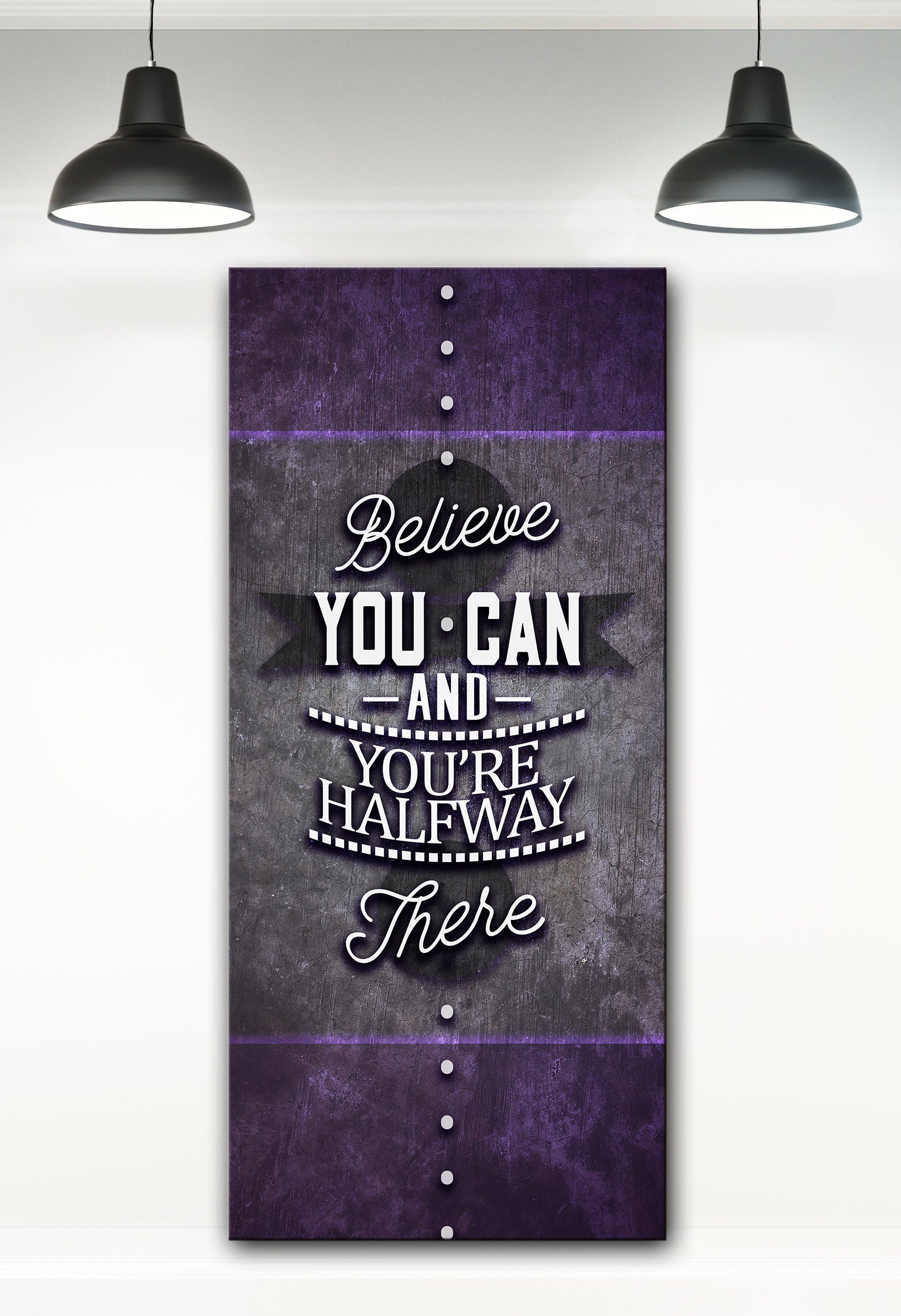 Exclusive Offer! Powerful Women Wall Art - Believe You Can (Wood Frame, Ready To Hang)