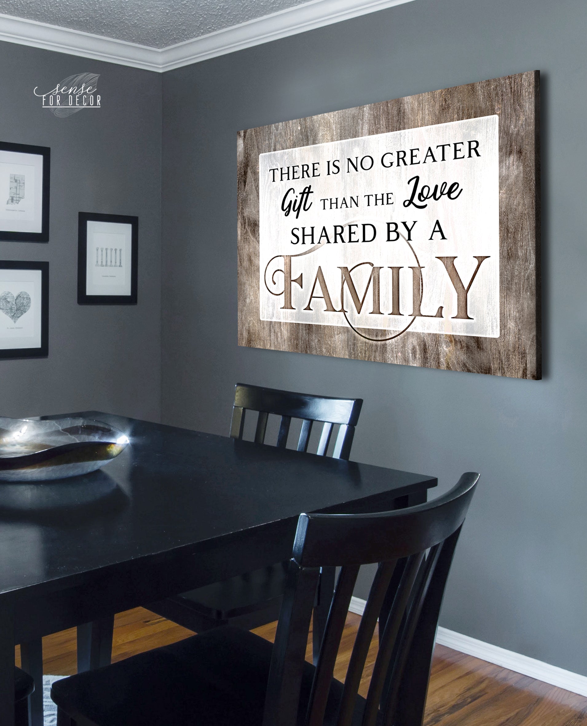 Family Wall Art: The Greatest Gift is Family Love - Buy 2, Save 20%