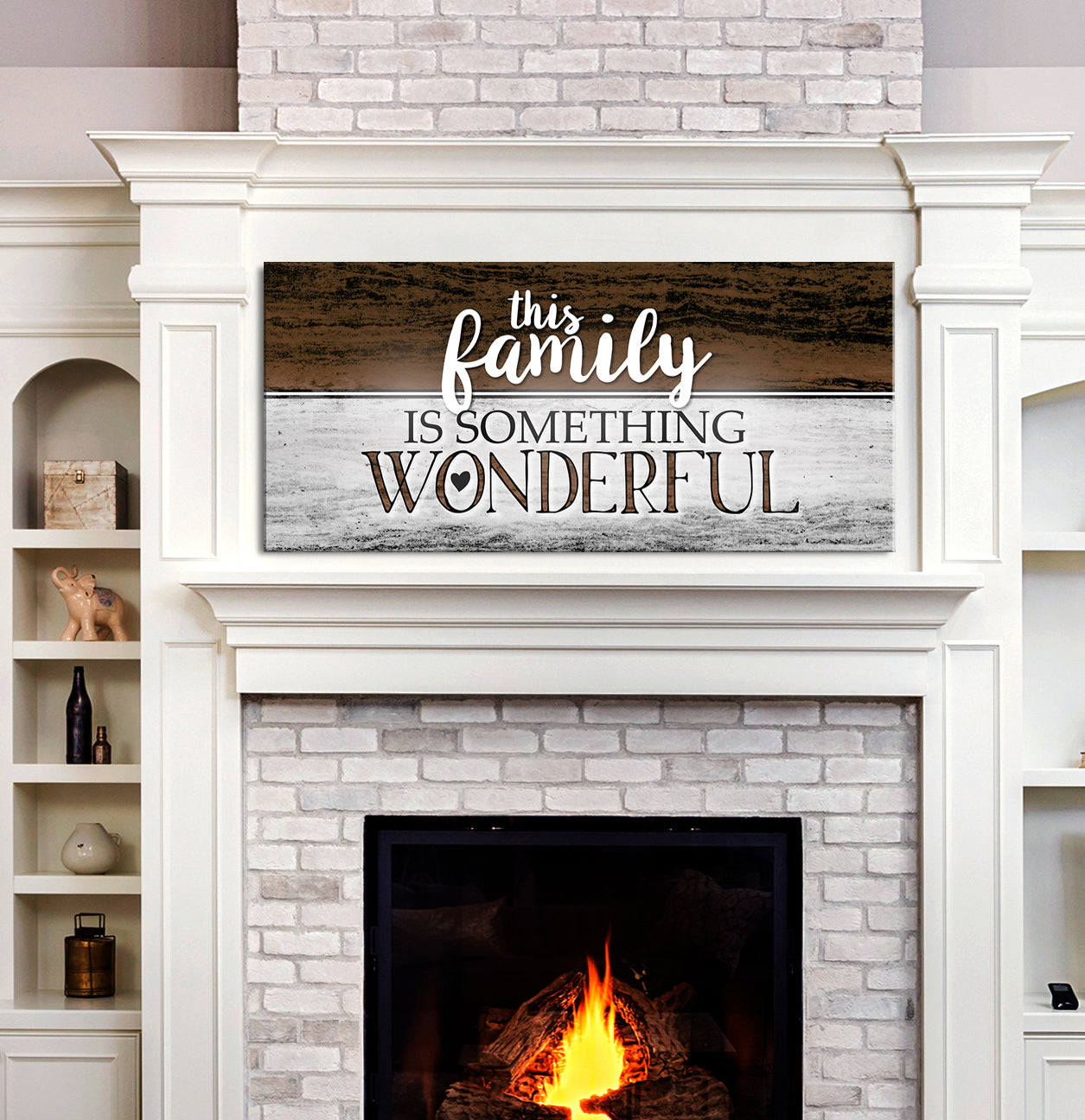 Amazing Family Wall Art: 'This Family is Something Wonderful' with Wood Frame, Ready to Hang - Buy 2 Get 20% Off!
