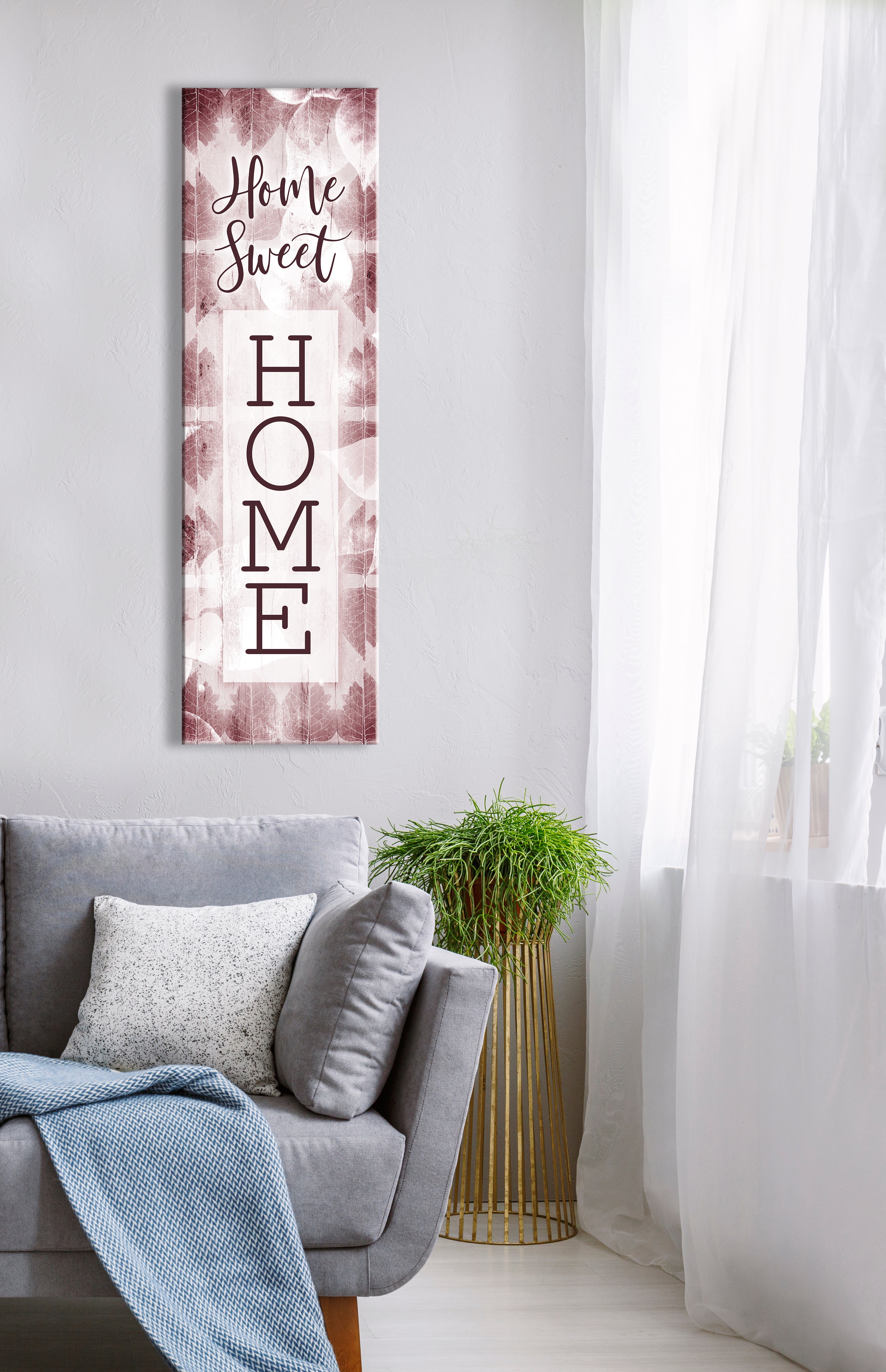 Hot Deal! Home Sweet Home V9 Wall Art with Wood Frame, Ready to Hang