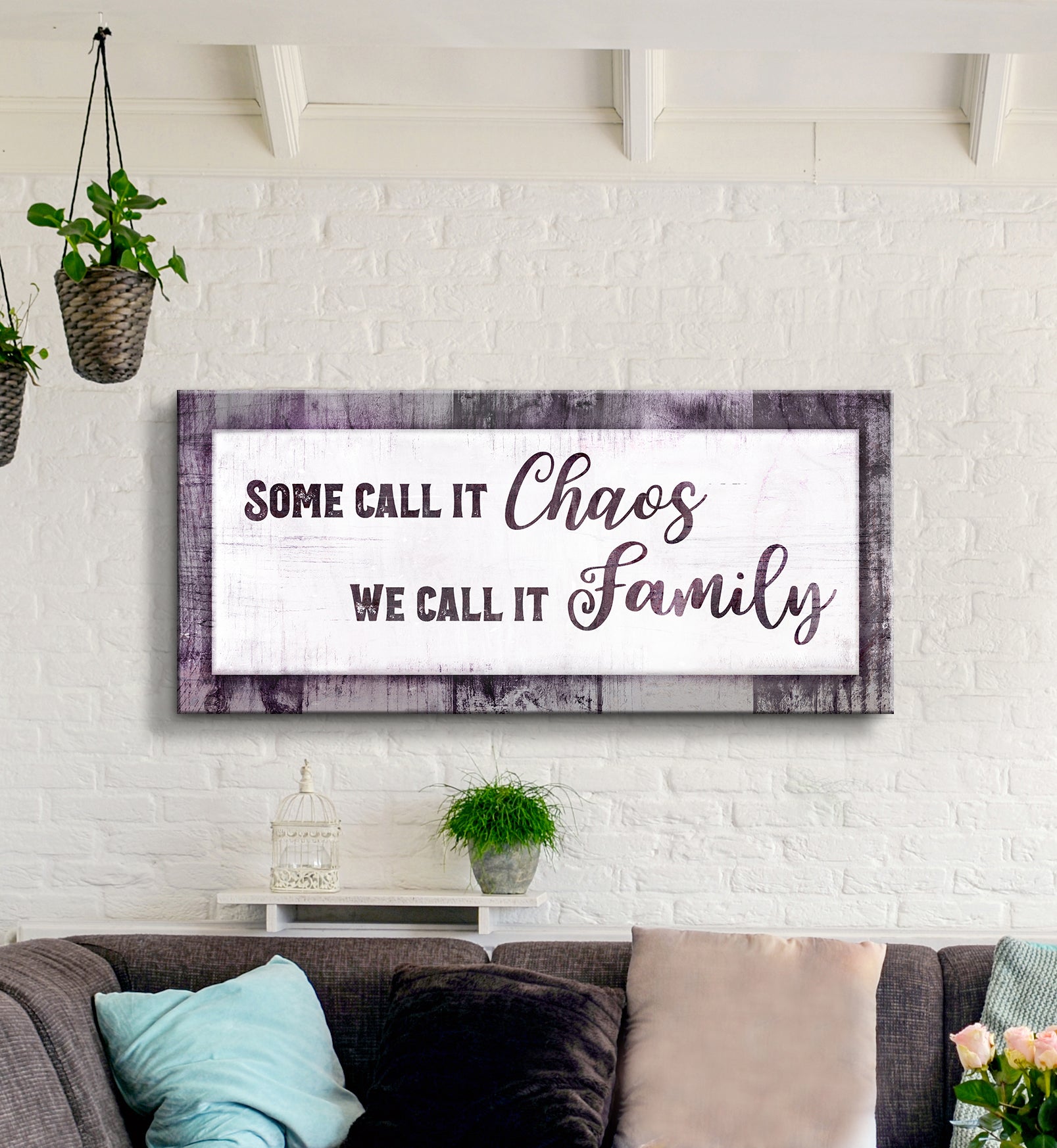 Hot! Family Wall Art V2: Wood Frame, Ready To Hang
