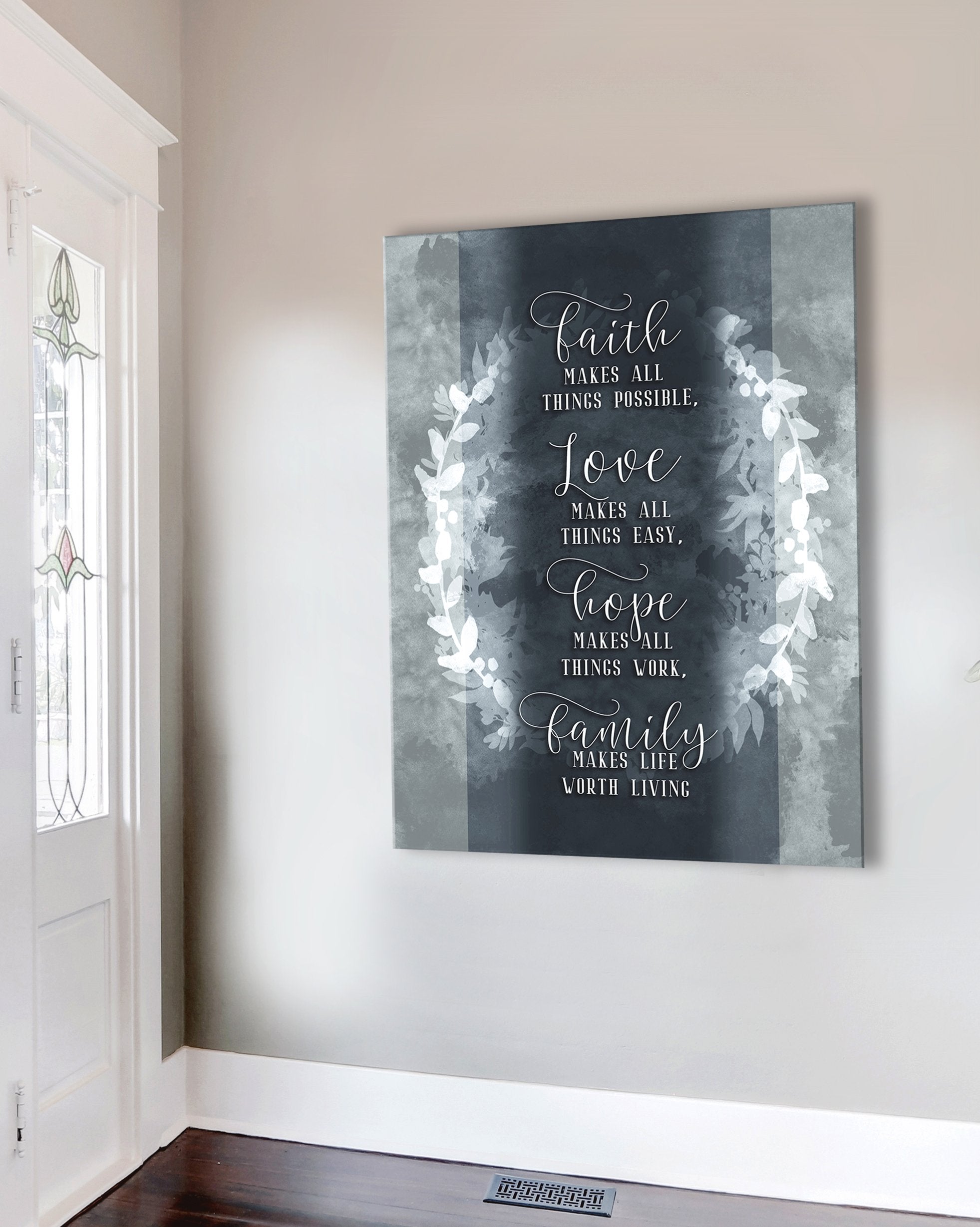 Faith Wall Art: Ready-To-Hang Wood Frame - Buy 2 Save 20%
