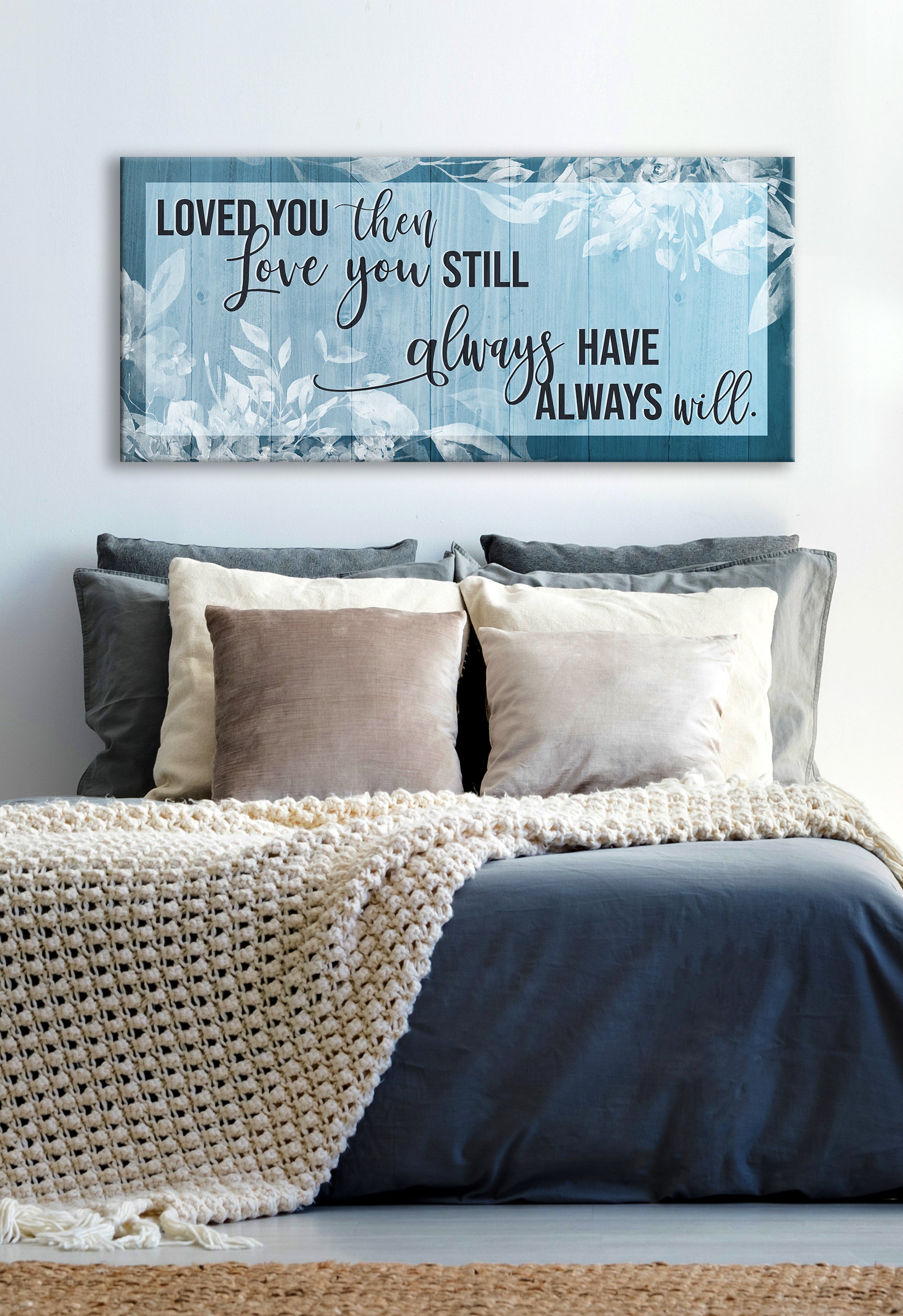 Hot Deal! Ready-to-Hang Couples Wall Art - Love You Now, Love You Still V2 with Wood Frame