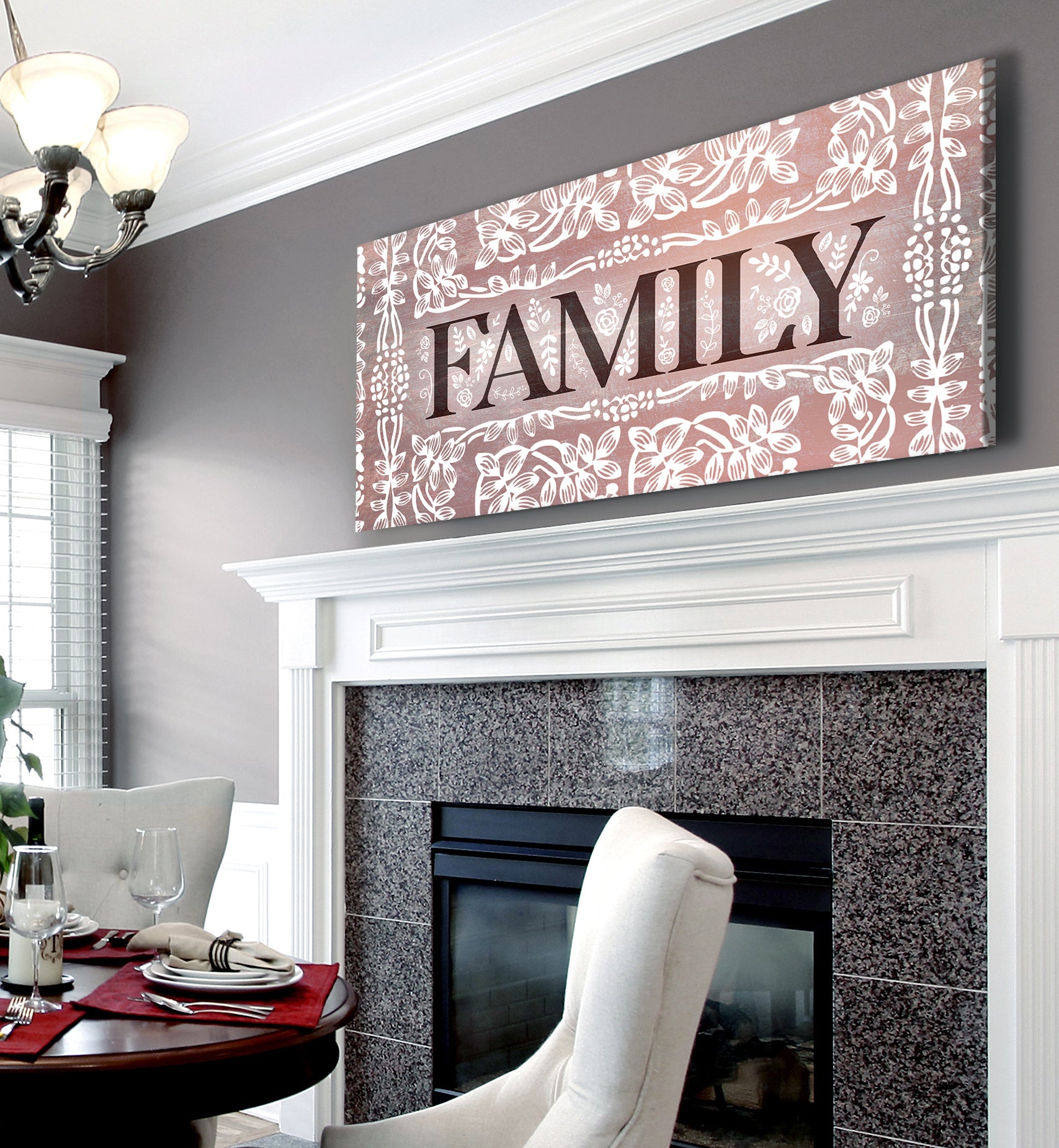 Family Wall Art Sign V5: Wood Frame, Ready to Hang - Buy 2 Save 20%