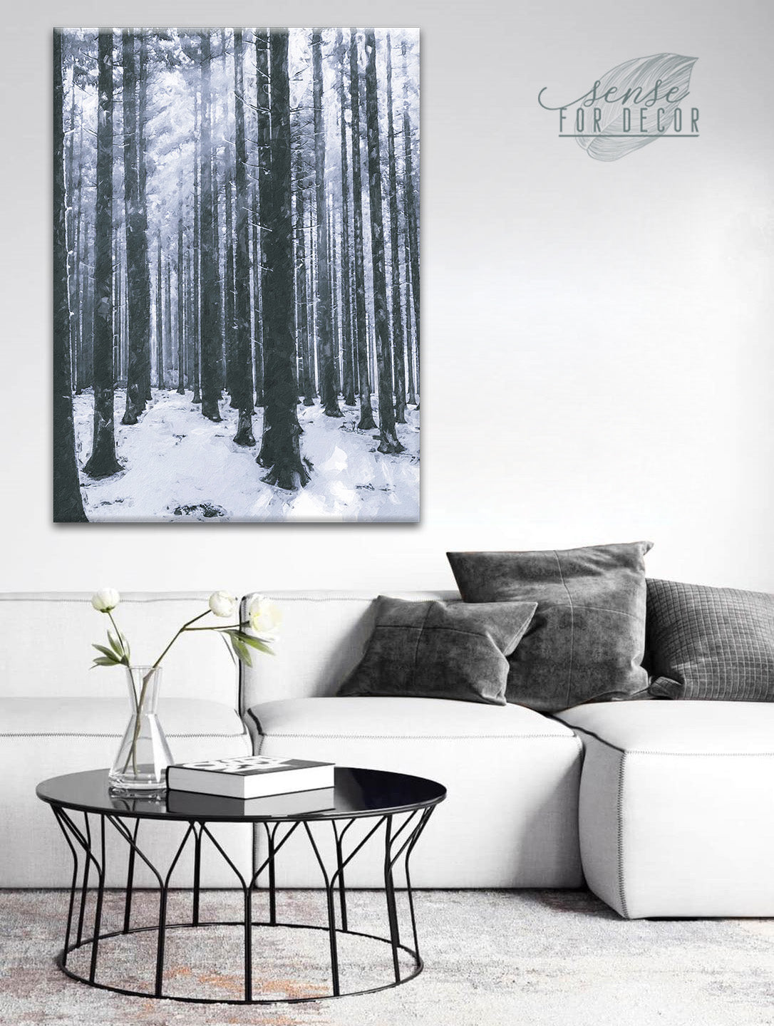 High - quality Wood - framed Nature Wall Art: Branches, Ready To Hang