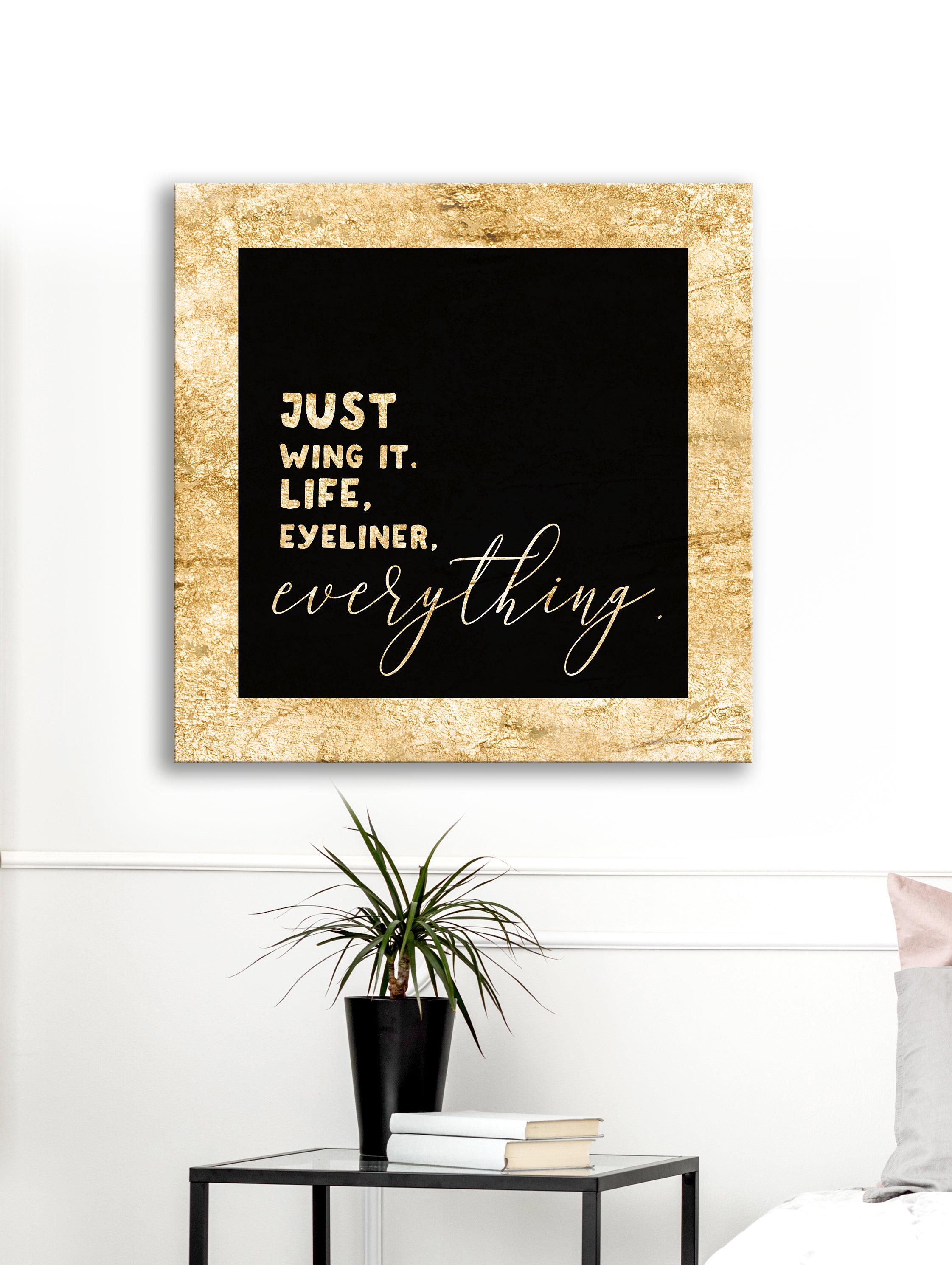 Just Wing It Home Wall Art: Wood Frame, Ready To Hang - Buy 2, Save 20%