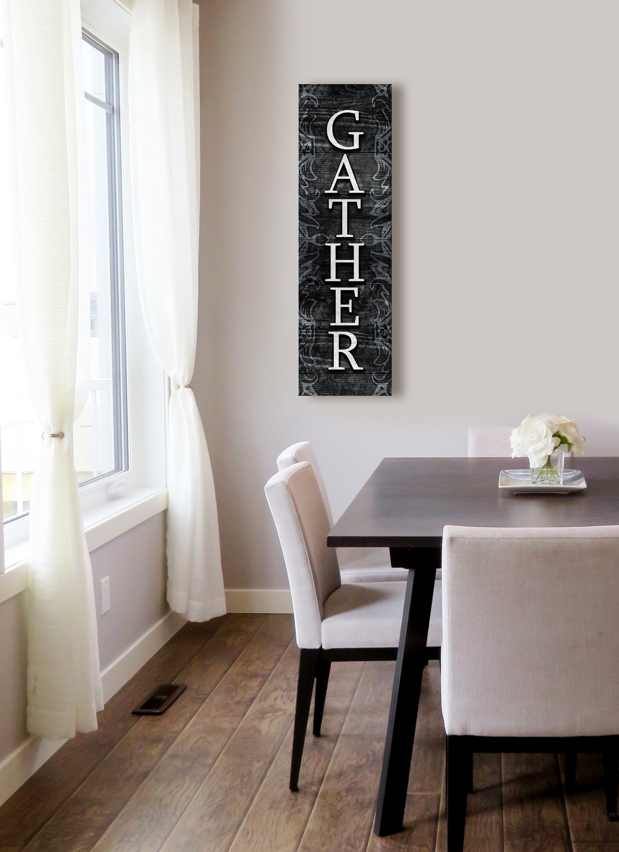 High - Quality Ready - to - Hang Wood - Framed Home Wall Art: Gather V5