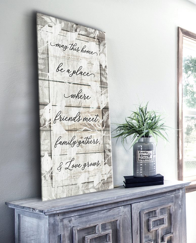 May This Home Be A Place Wood Frame Wall Art - Ready To Hang! Buy 2, Save 20%