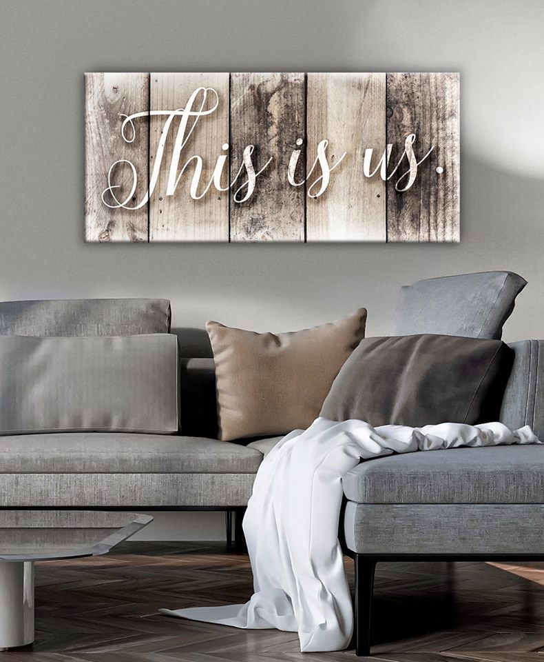 Exclusive Offer! High - Quality 'This Is Us V3' Home Wall Art with Wood Frame, Ready to Hang