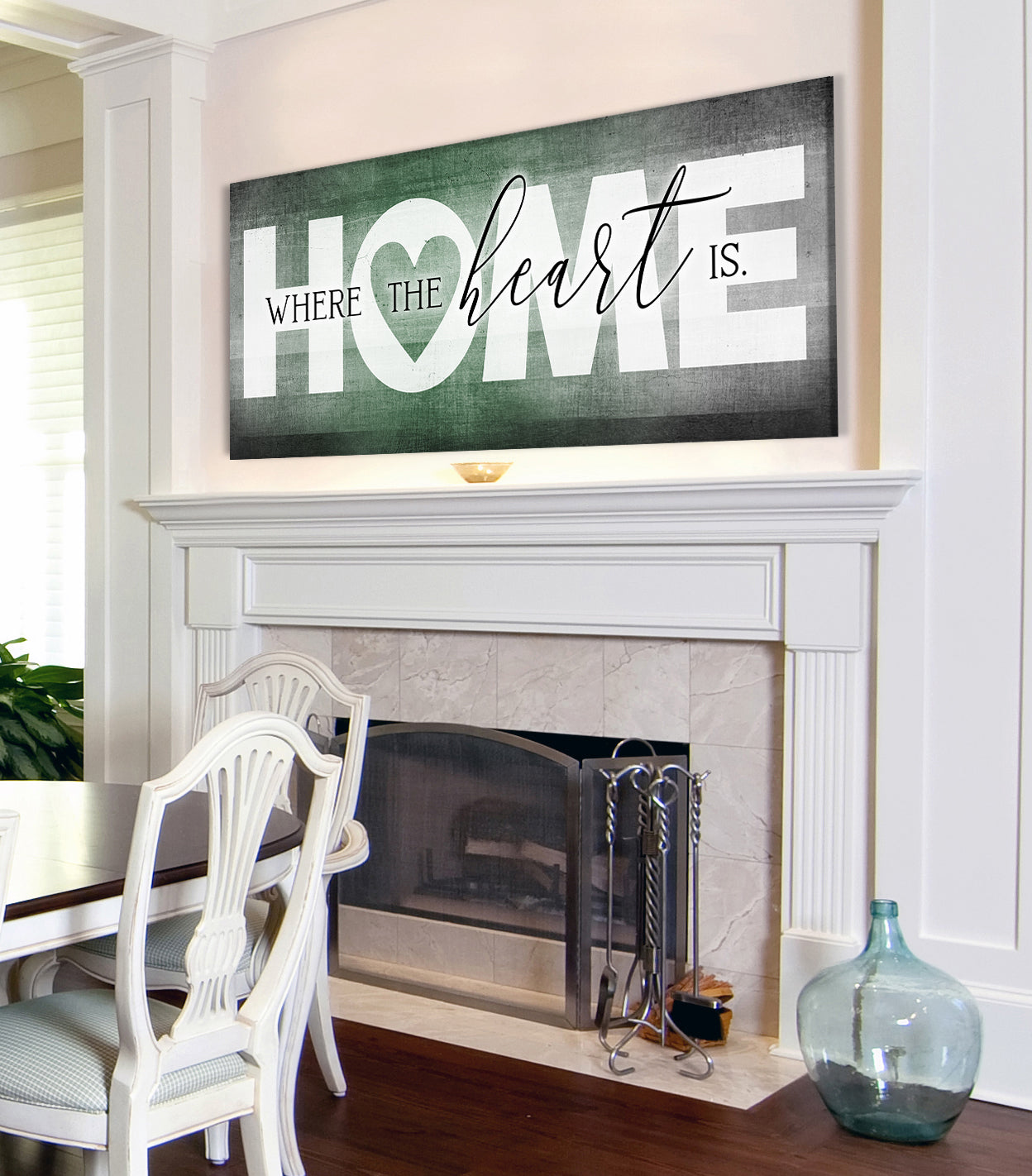 Ready-to-Hang 'Home Where The Heart Is' Wall Art (Wood Frame) - Buy 2, Save 20%