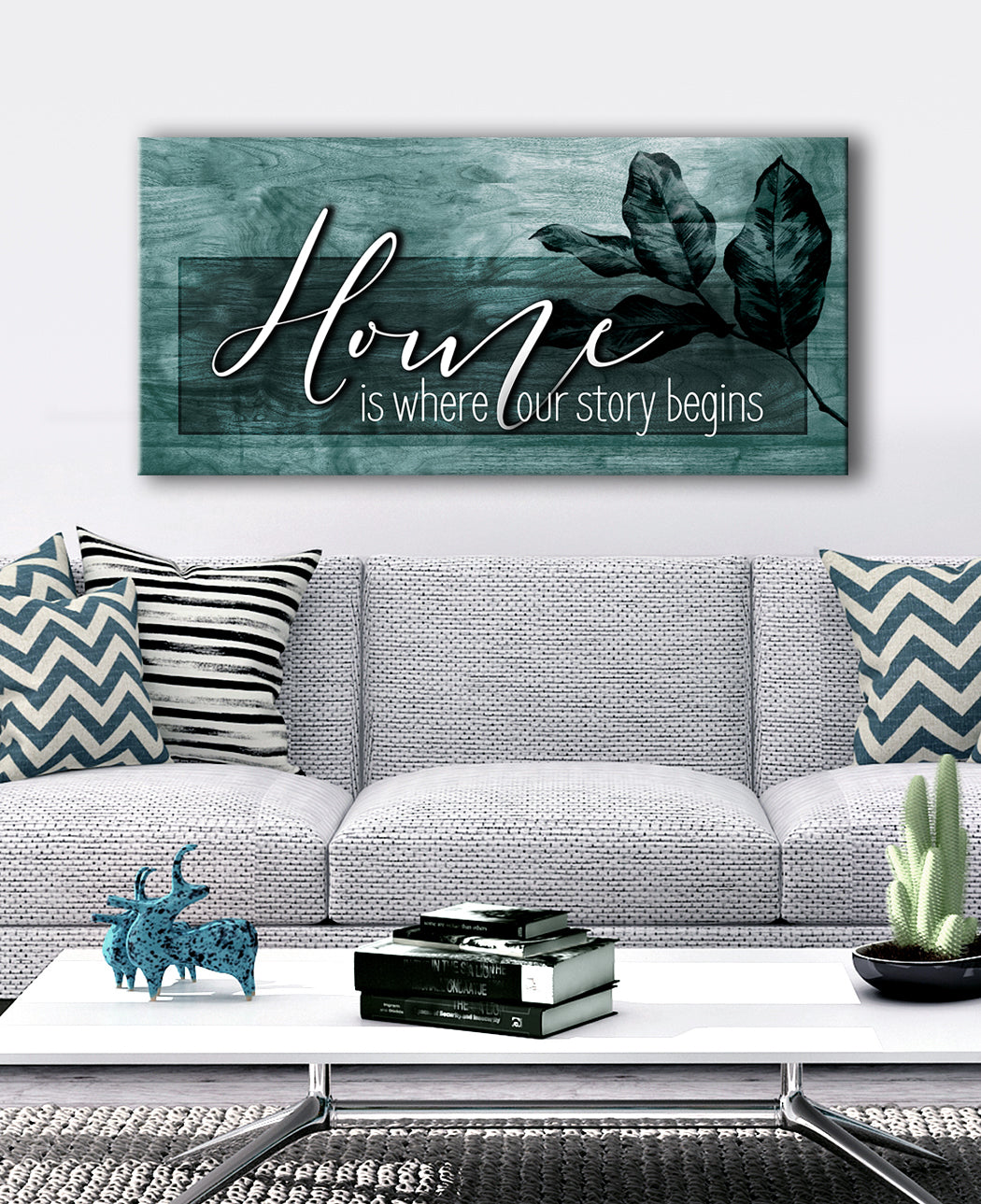 Ready-to-Hang Wood Frame Home Wall Art: Where Our Home Story Starts