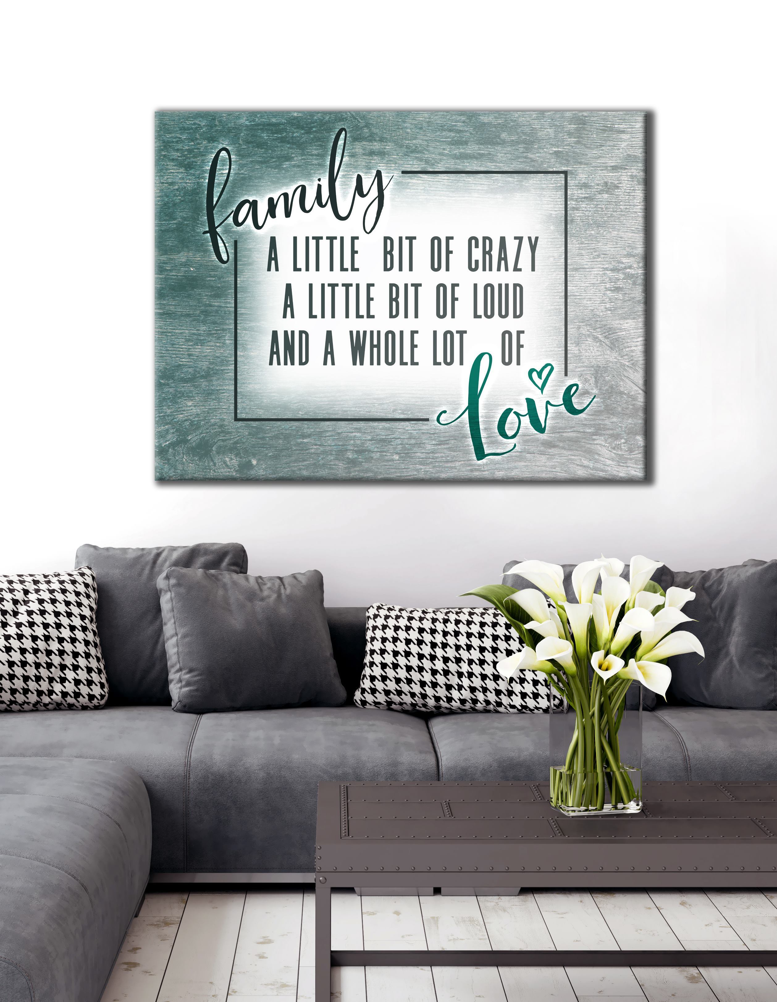 Hot Deal! Family Wall Art - Funny Family Sayings in Wood Frames, Ready to Hang