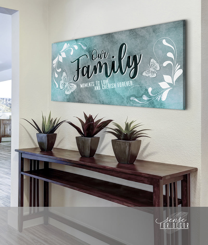Hot! Family Wall Art: Our Precious Family Moments (Wood Frame, Ready To Hang)