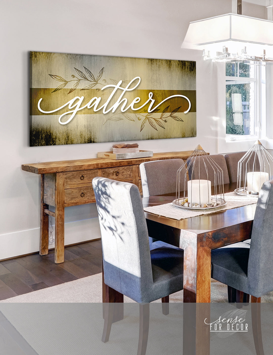 Hot Deal! Christian Wall Art Gather V10 with Wood Frame, Ready to Hang