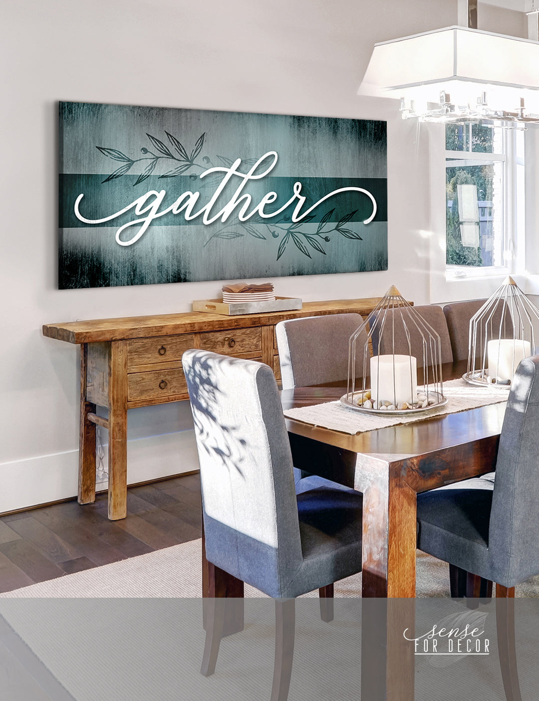 Hot Deal! Christian Wall Art Gather V10 with Wood Frame, Ready to Hang