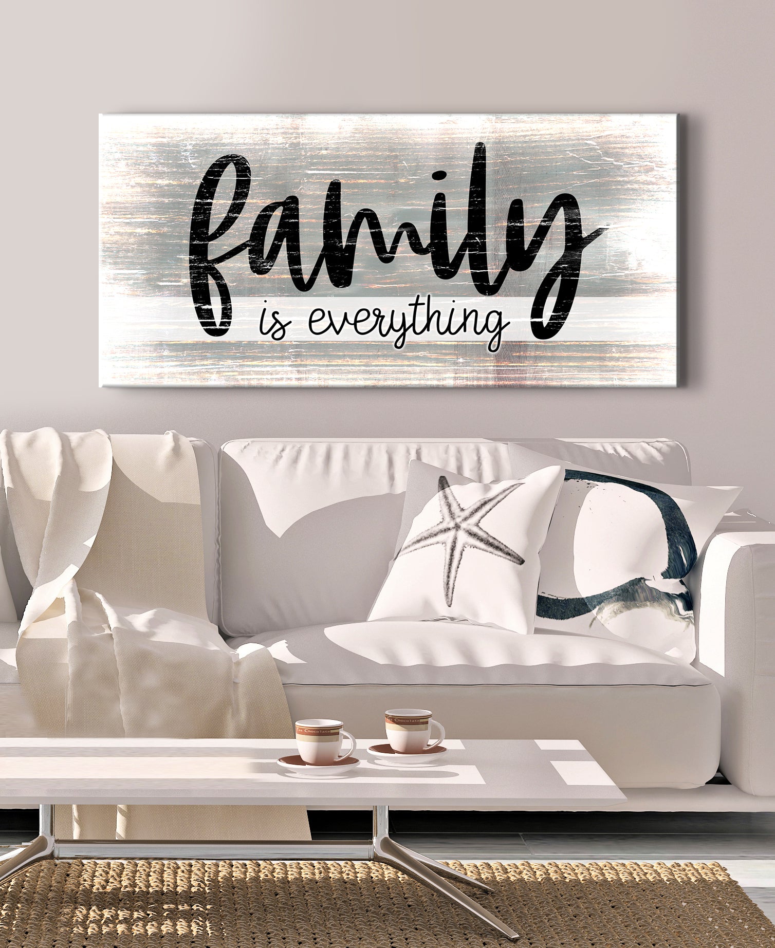 Hot Deal! Family Wall Art V7 - Wood Frame, Ready To Hang
