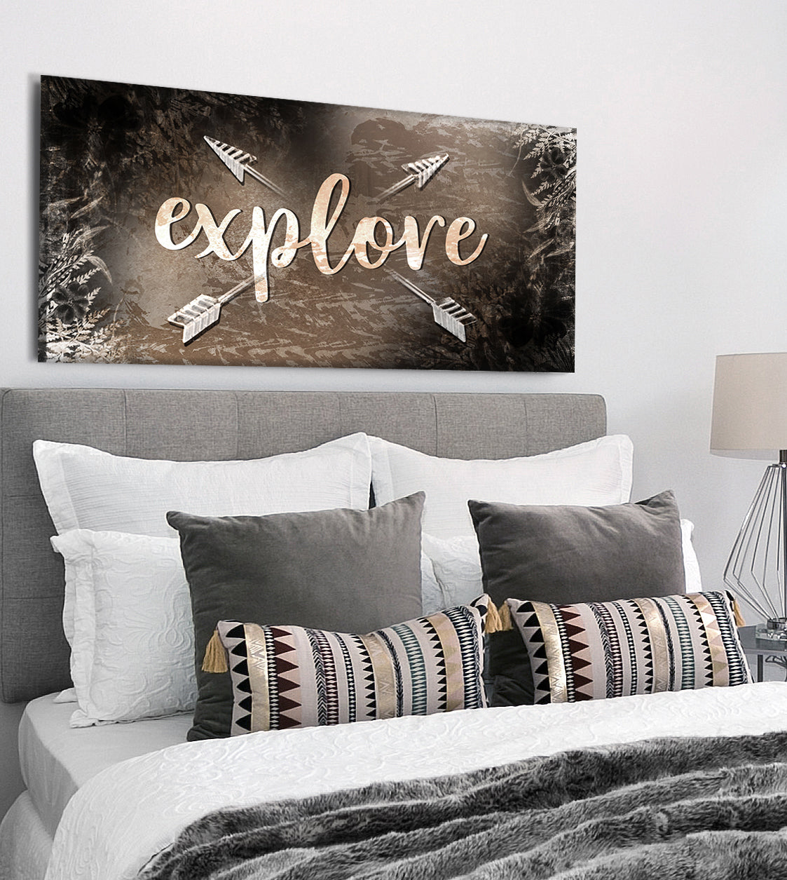 Hot! Ready-to-Hang Wood Frame Home Wall Art