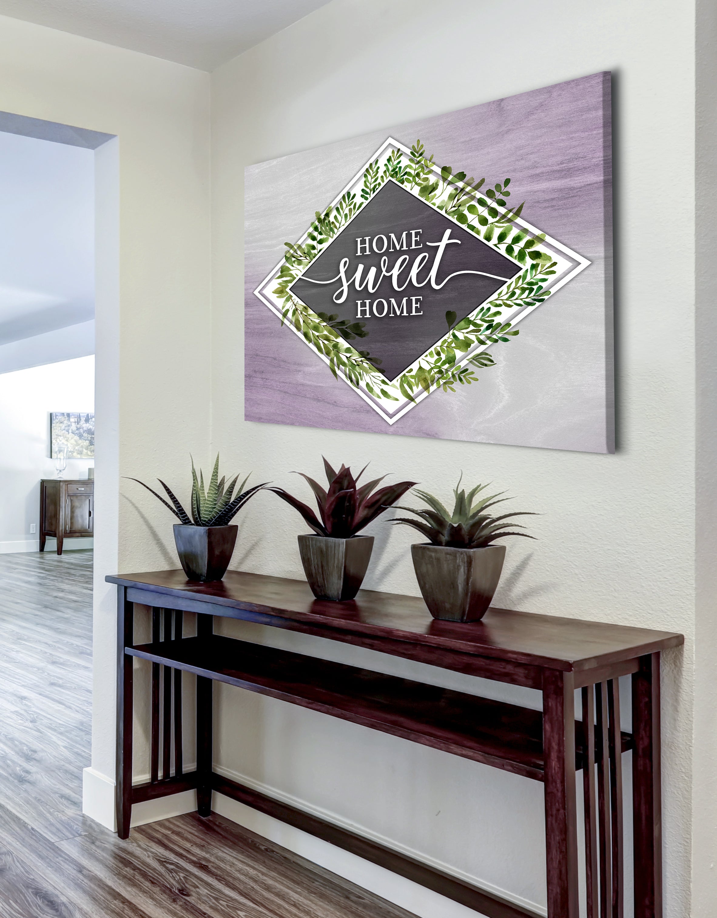 Hot Deal! Ready-to-Hang Wood Frame Home Wall Art - Home Sweet Home V18
