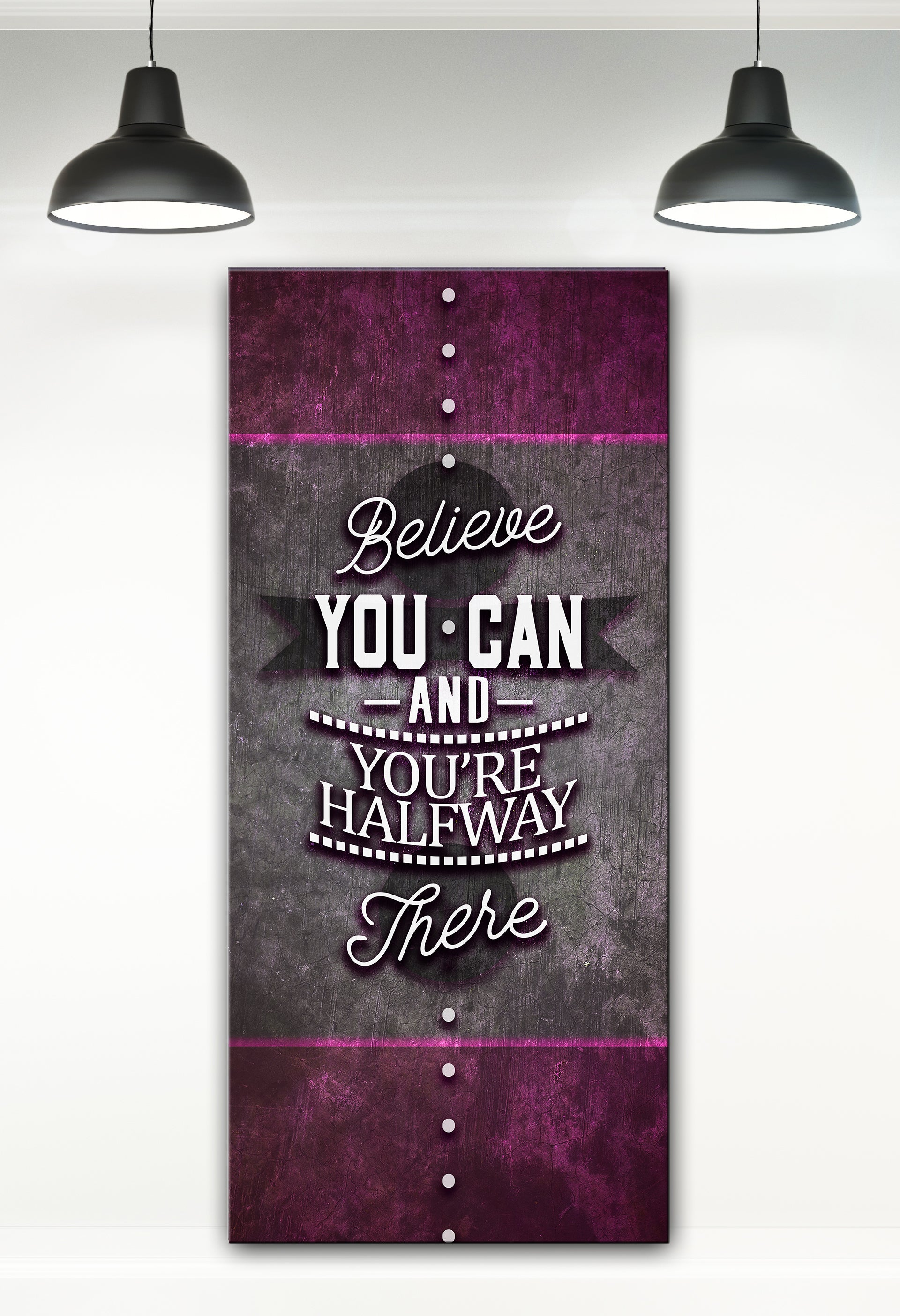 Exclusive Offer! Powerful Women Wall Art - Believe You Can (Wood Frame, Ready To Hang)