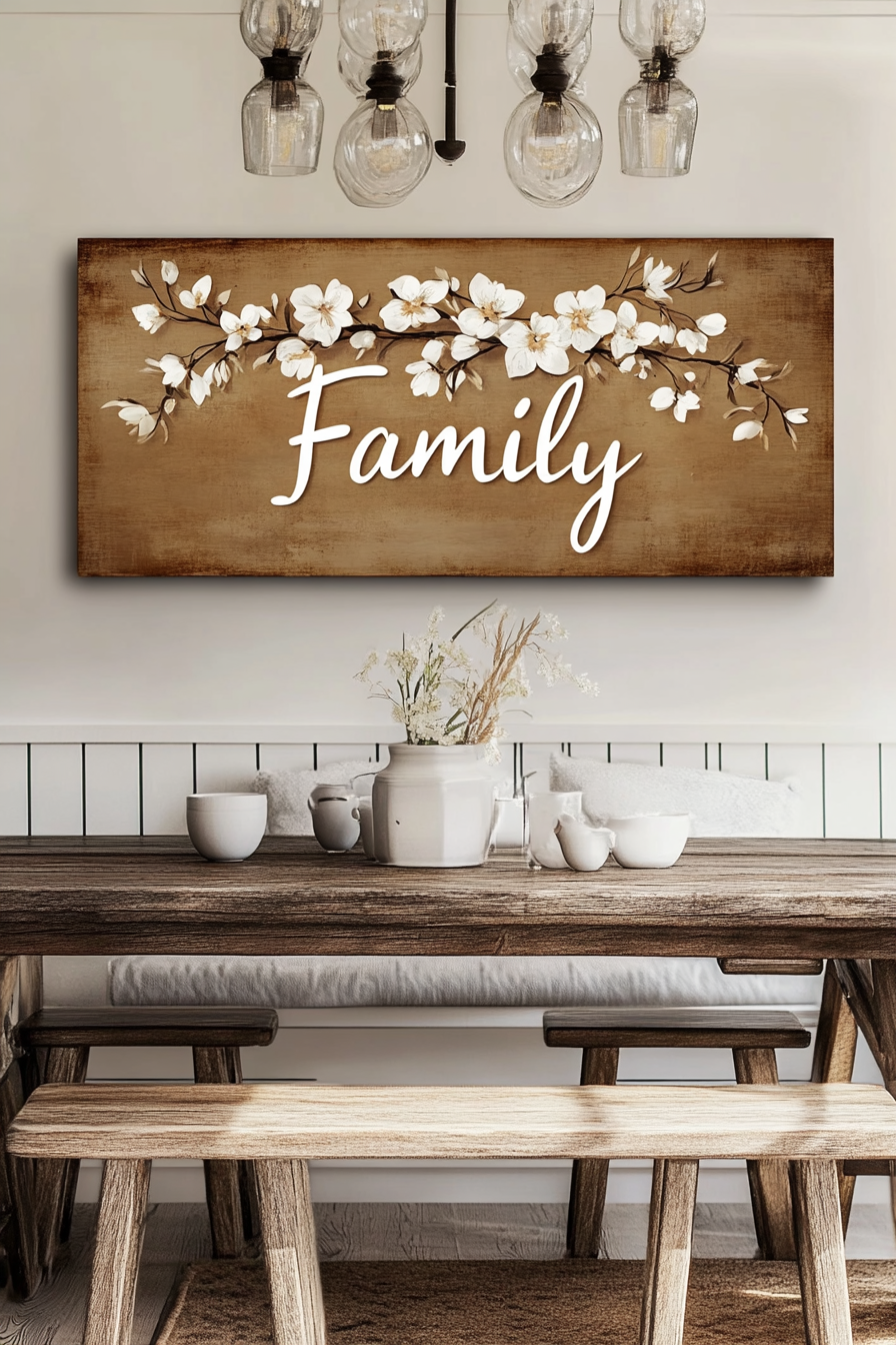 Hot Deal: Family Word Sign Wall Art V20