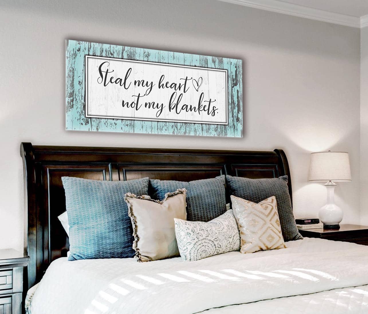 Steal Bedroom Wall Art Blanket: 2 Sizes, Wood Frame Ready to Hang - Buy 2 Get 20% Off!