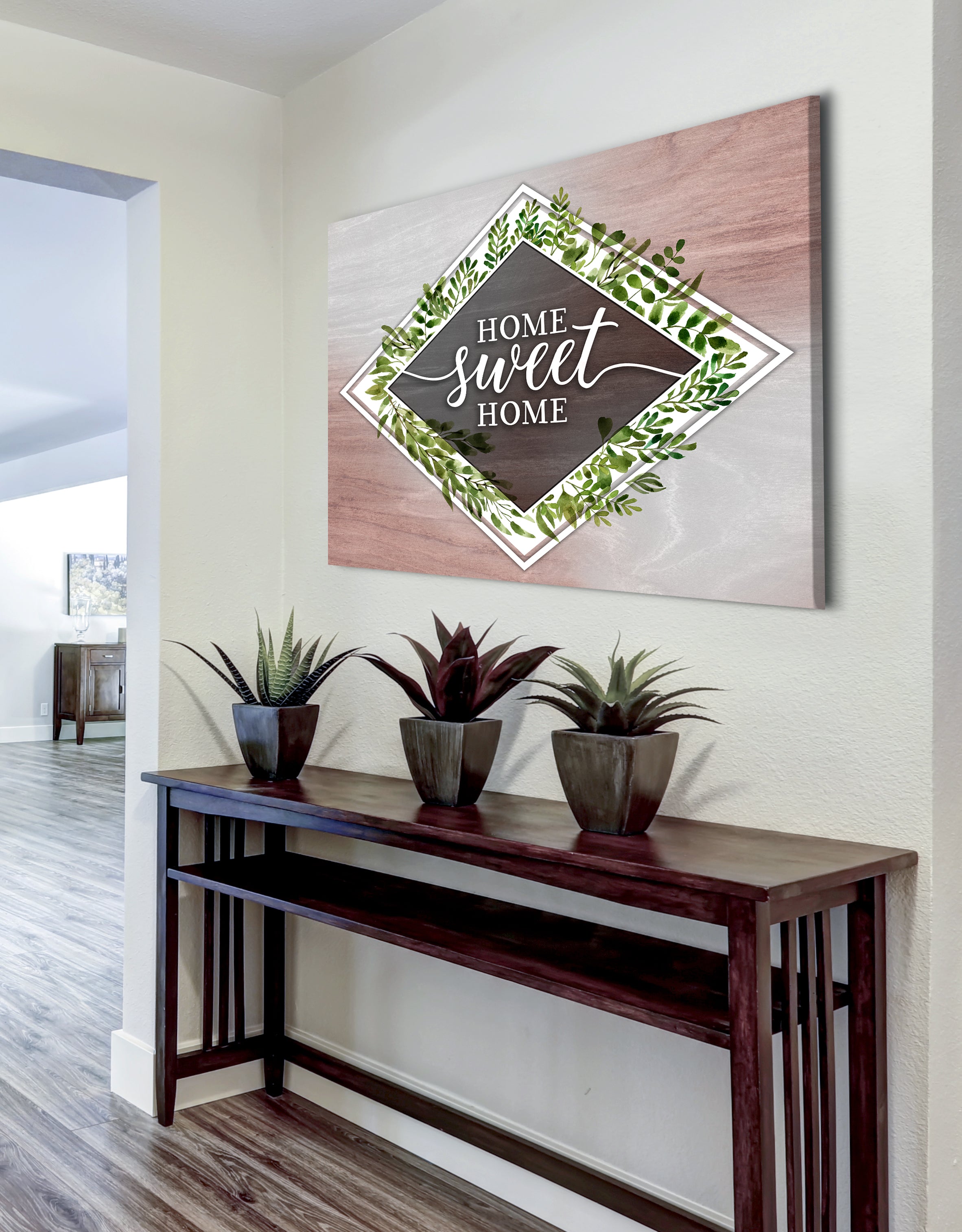 Hot Deal! Ready-to-Hang Wood Frame Home Wall Art - Home Sweet Home V18