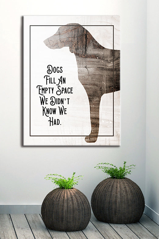 Hot Deal! Ready-to-Hang Wood-Frame Dog Pet Wall Art