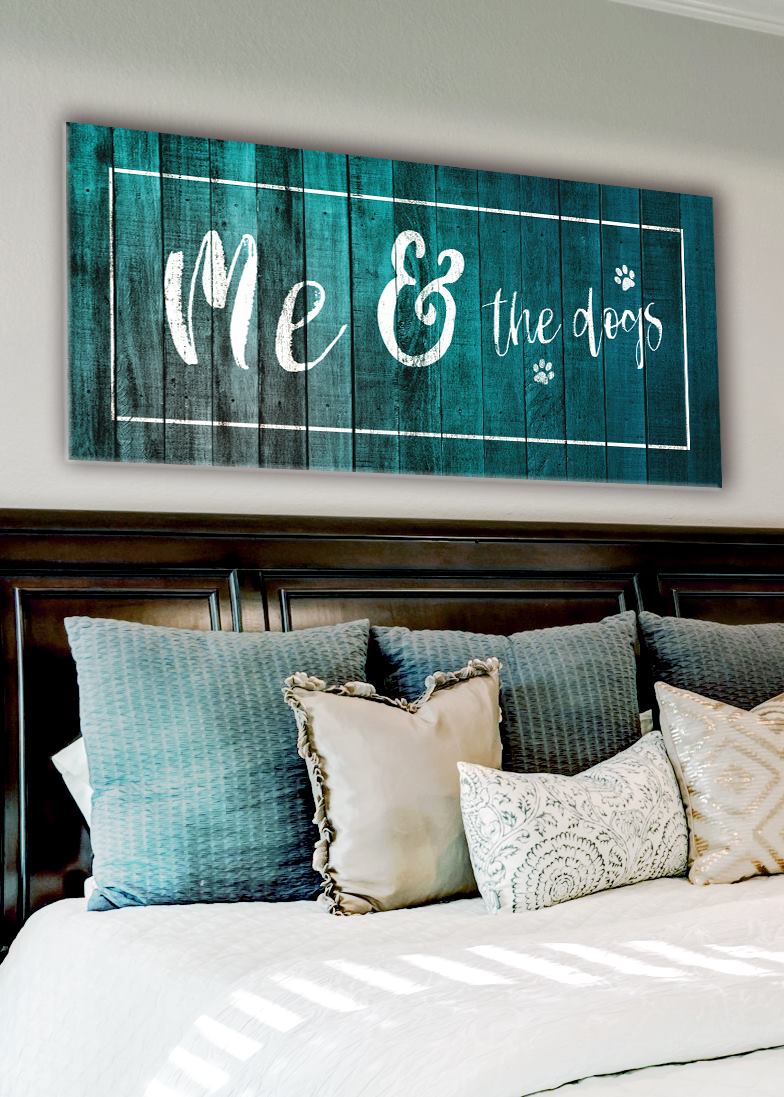 Exclusive! Pet Wall Art - Me & The Dogs (Wood Frame, Ready To Hang)