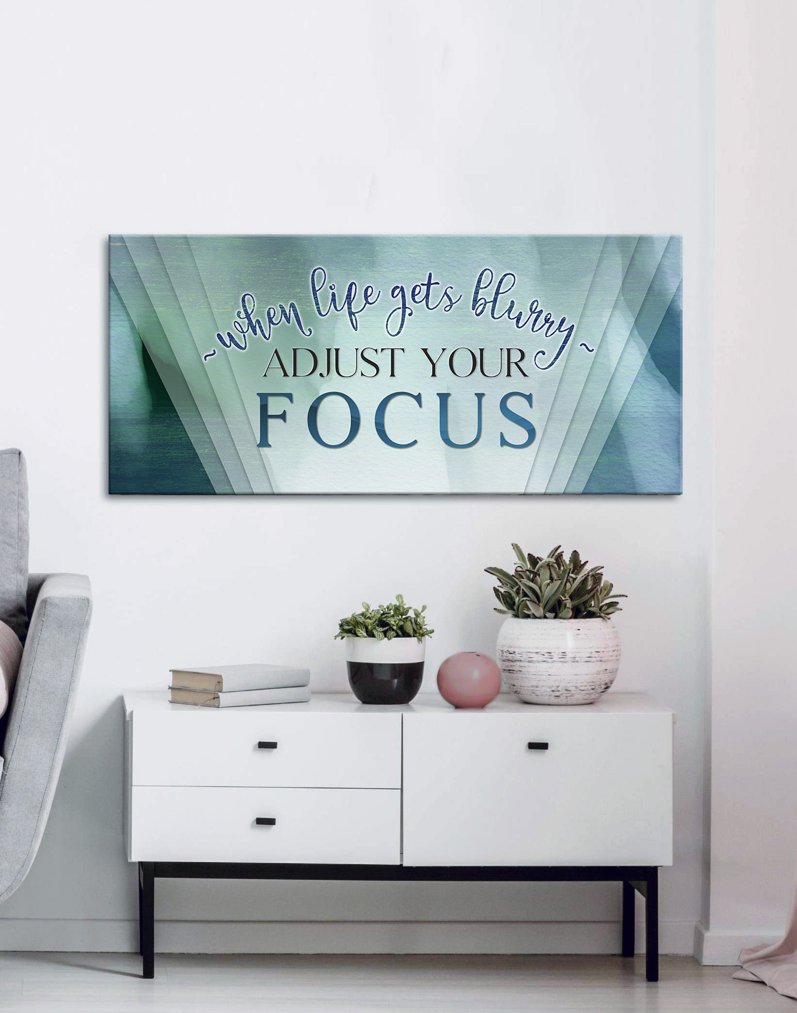 High - Quality Christian Wall Art with Wood Frame, Ready to Hang and Adjust Your Focus